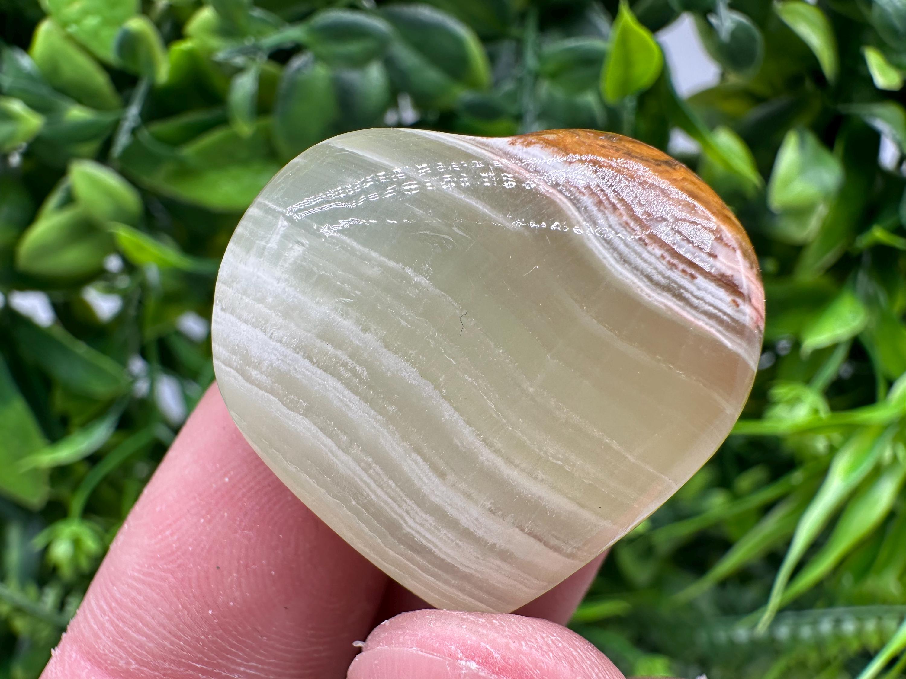 Handmade Onyx Heart: Tumbled Healing Crystal (3cm)