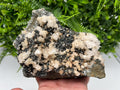 Wonderful Calcite on Quartz white Sphalerite, from Borieva mine,Bulgaria,natural,collection mineral specimen,Home decor crystal,gift,healing