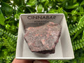 Red Cinnabar Crystal Specimen: Raw Mineral from Almaden, Spain