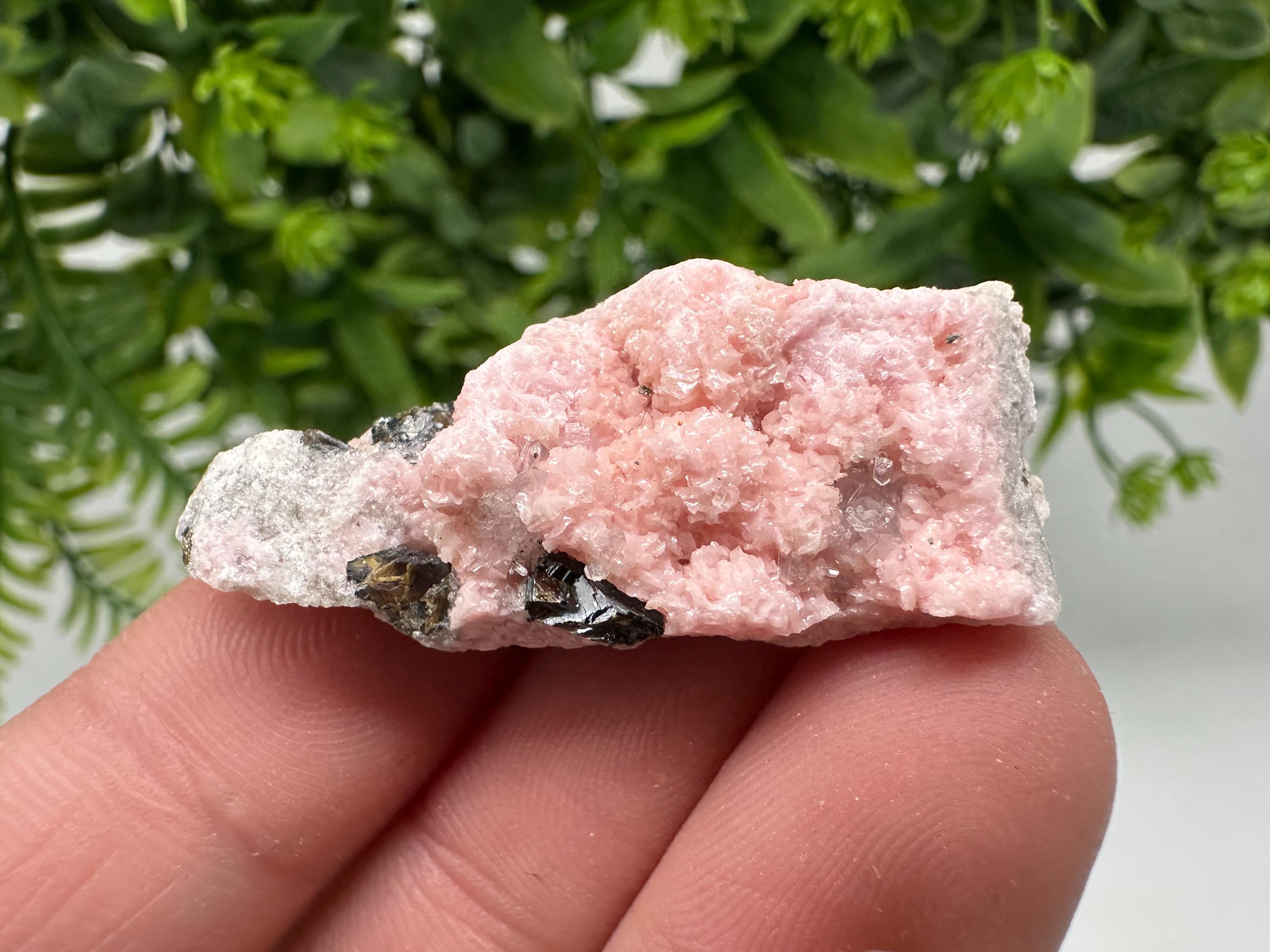 Pink Rhodochrosite Crystal: Starnica Mine, Bulgaria, Home Decor