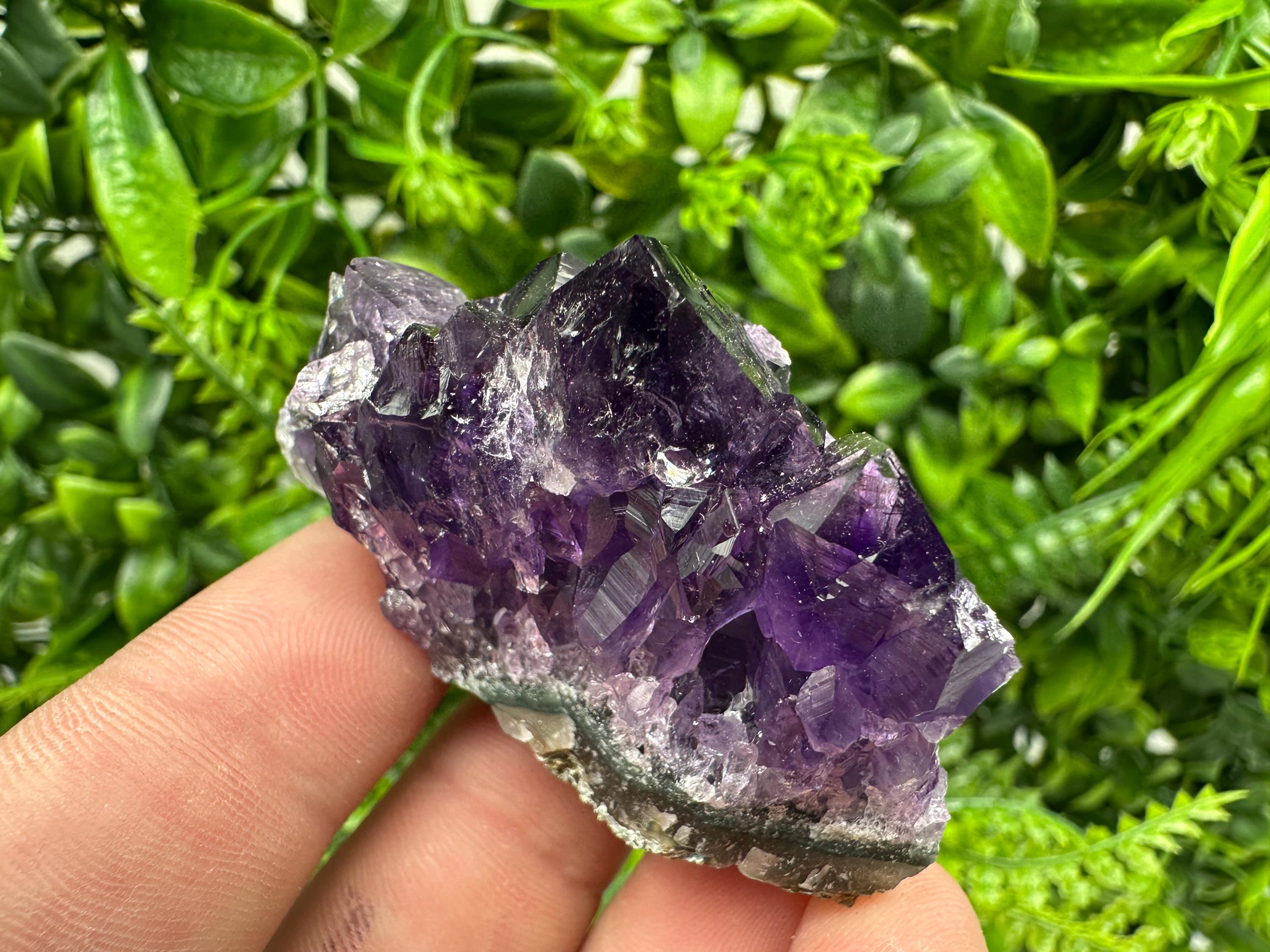 Uruguay Amethyst Crystal: Purple Quartz Home Decor, Energy Stone