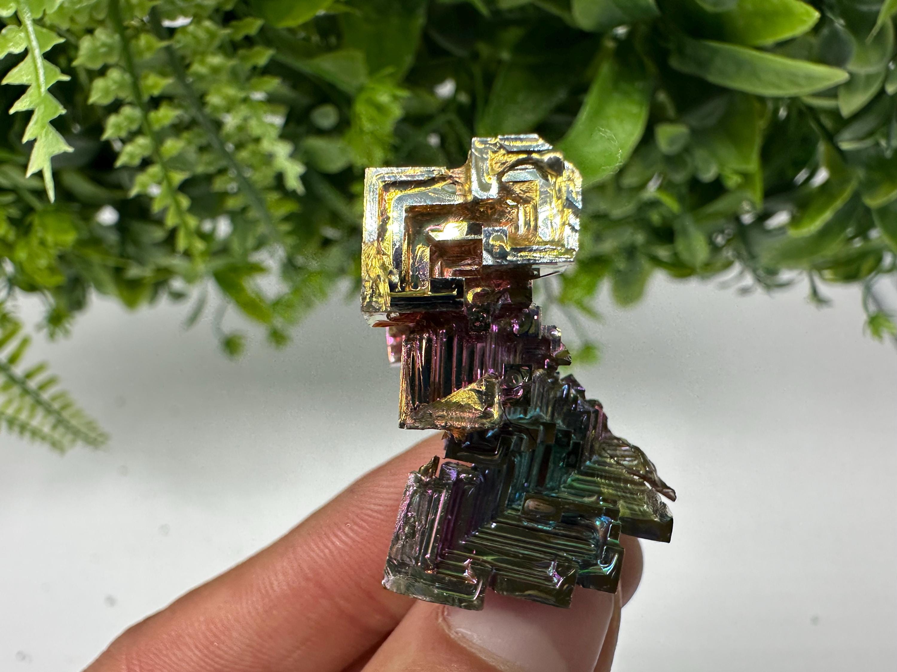 Rainbow Bismuth Crystal: Rare Gemstone Specimen,wholesale Bismuth