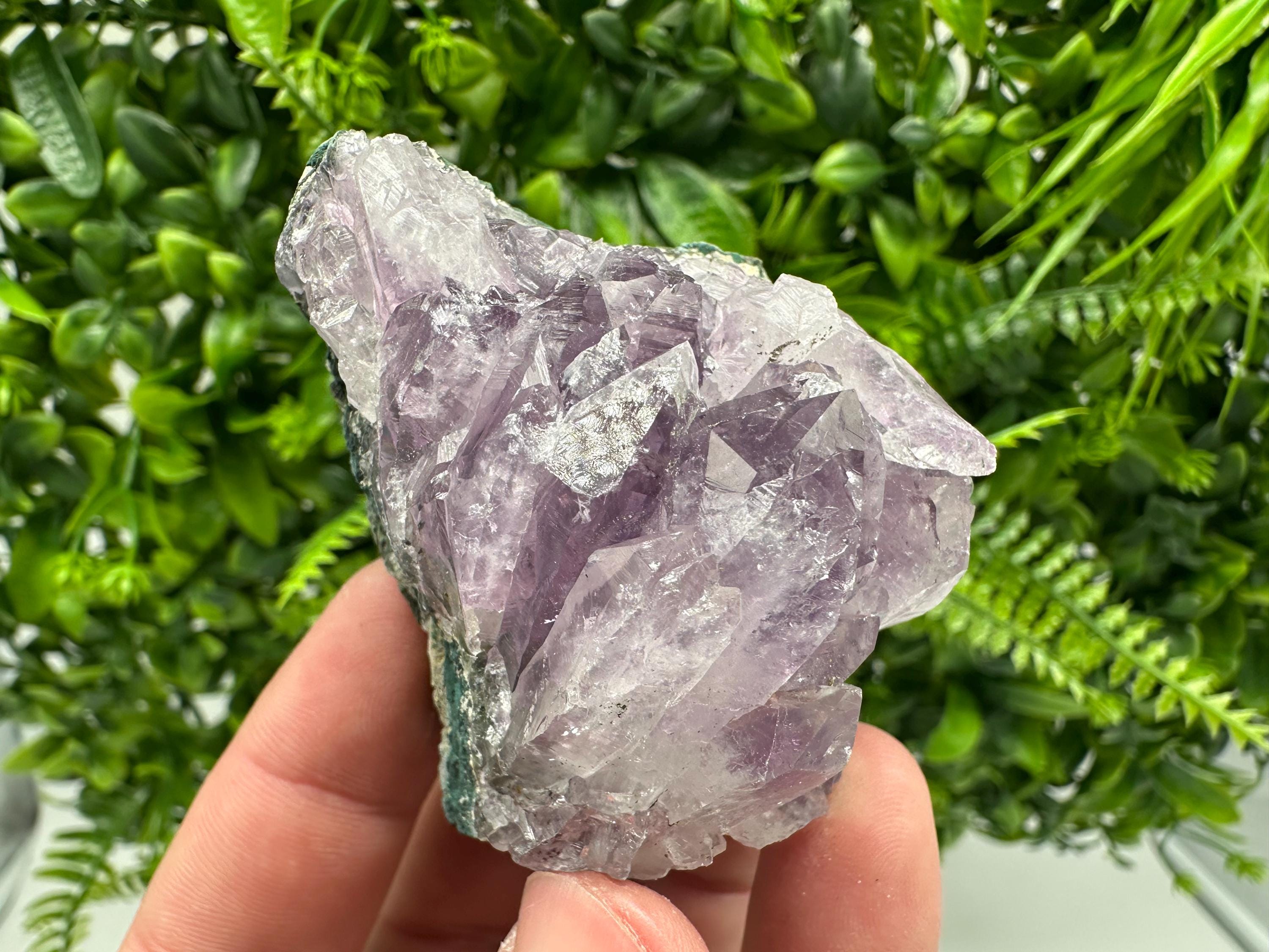 Brazilian Amethyst Crystal Cluster, Purple Quartz Specimen