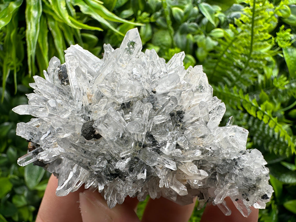 Pyrite Hematite Quartz Calcite Cluster Mineral Specimen