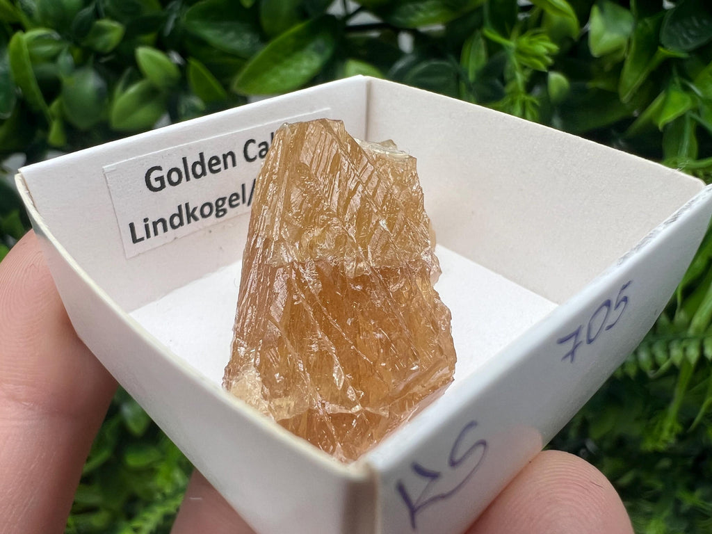 Raw Honey Calcite Stone: Golden Yellow Crystal (4/2.5 cm