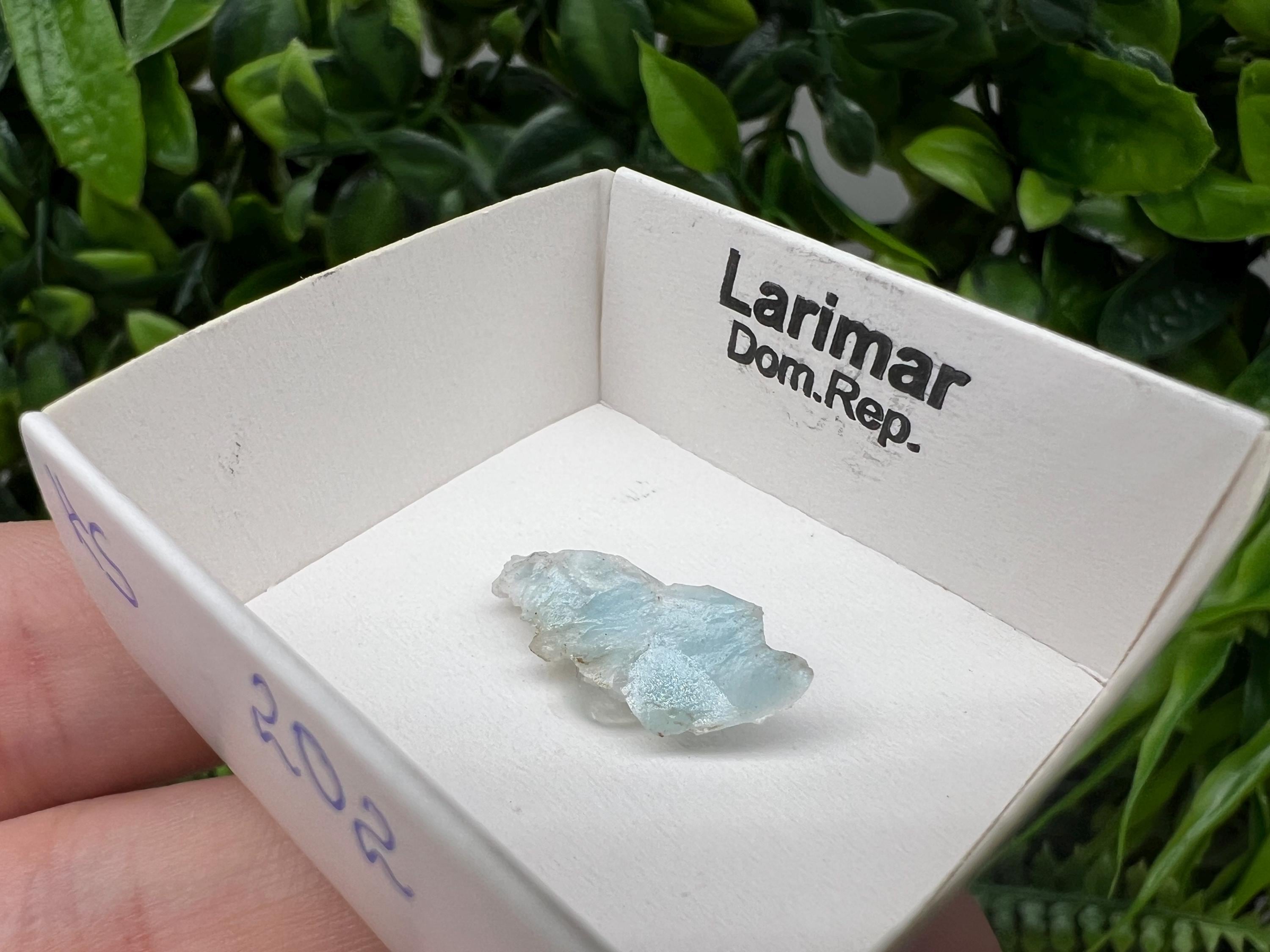 Rare Raw Larimar Crystal Specimen, Dominican Republic Mineral