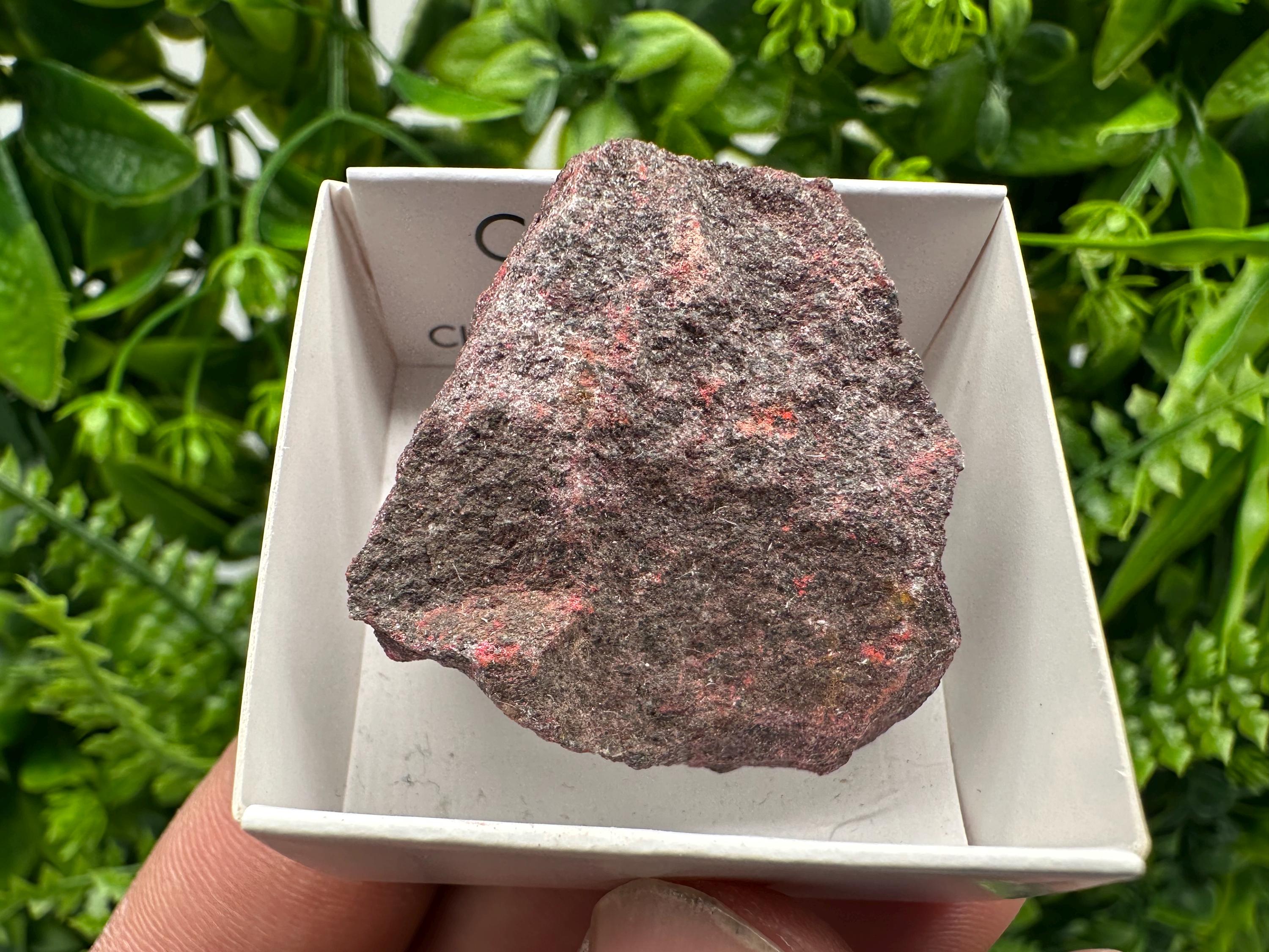 Red Cinnabar Crystal Specimen: Raw Mineral from Almaden, Spain