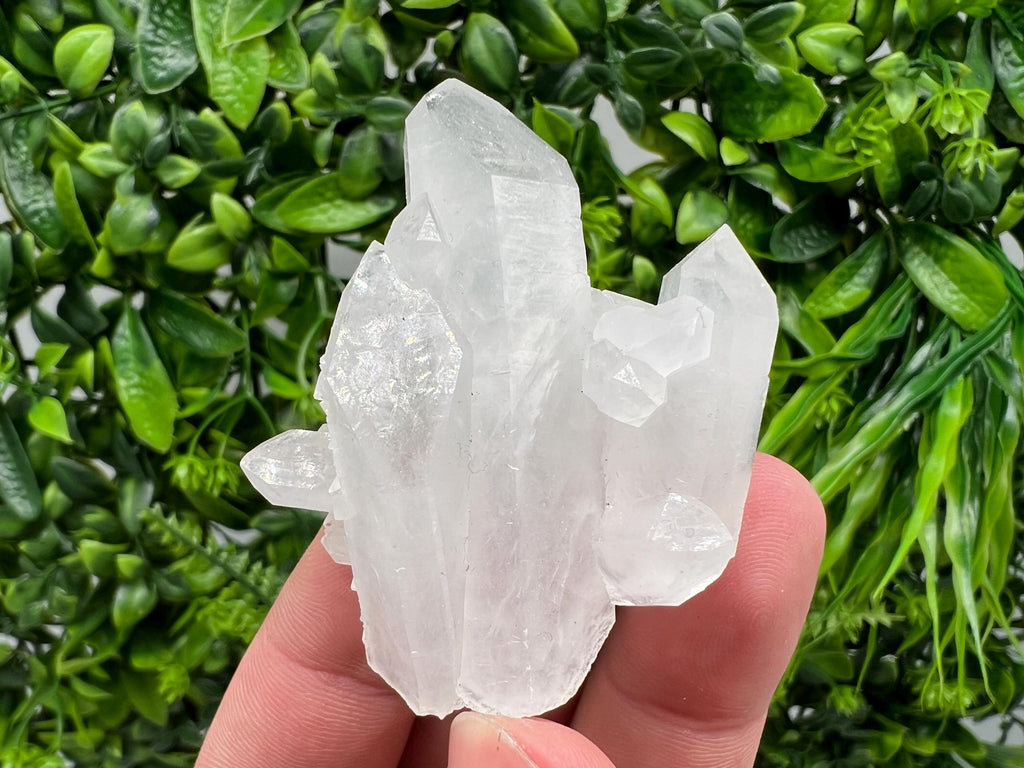 Transparent Quartz Cluster, Bulgarian Mineral Specimen, Home Decor Stone