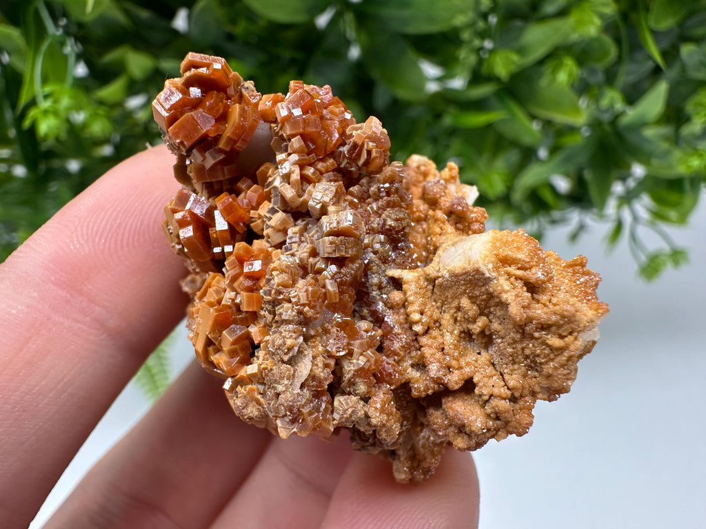 Red Vanadinite on Barite from Marocco,crystal minerals Speciment cluster Vanadinite crystal Vanadinite Geology Vanadinite cluster minerals
