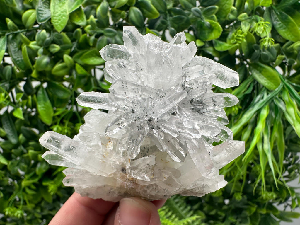 Green Quartz Specimen: Chlorite and Sphalerite Inclusions, Madan Bulgaria