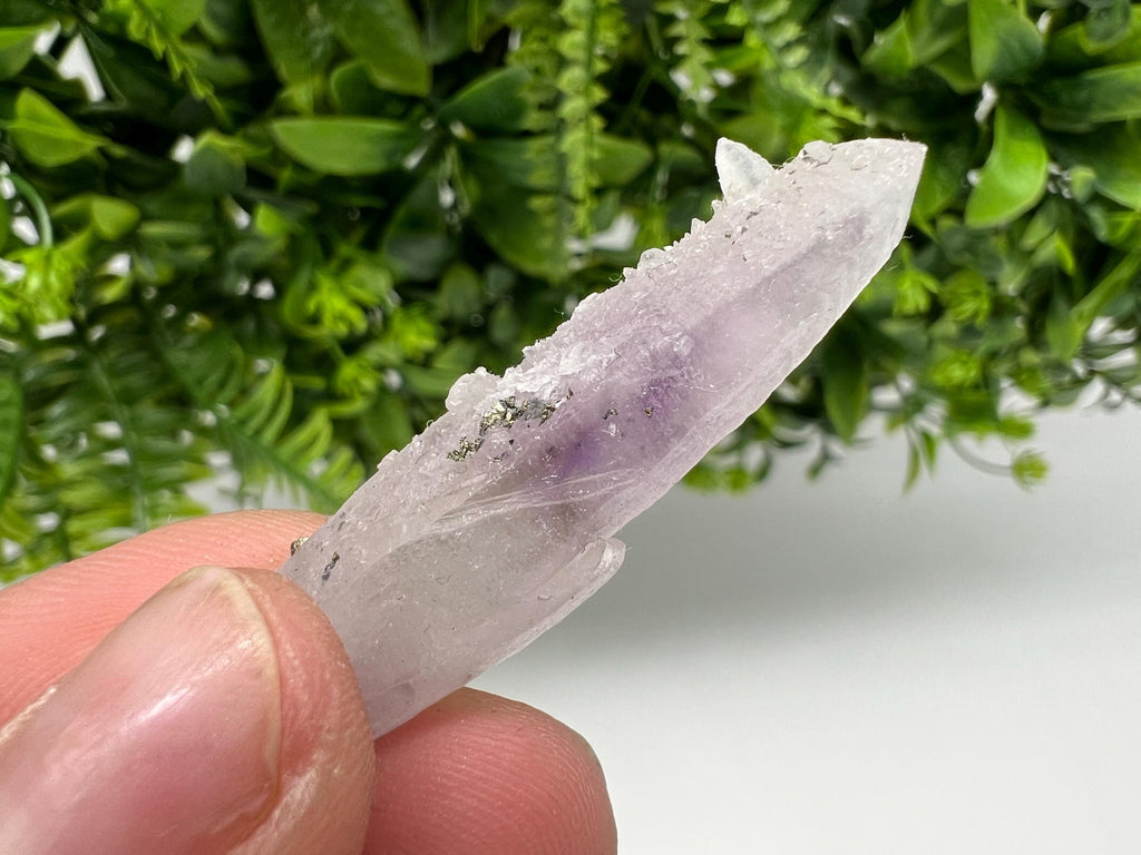 Amethyst Phantom Quartz with Chalcedony and Chlorite