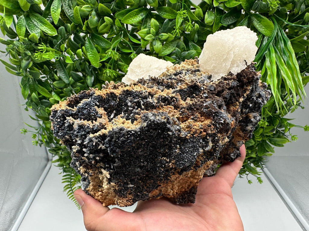 Wonderful and Rare Calcite on Matrix,from 9th September mine,Bulgaria,natural minerals souvenir,gift,home decor,collection Calcite cluster