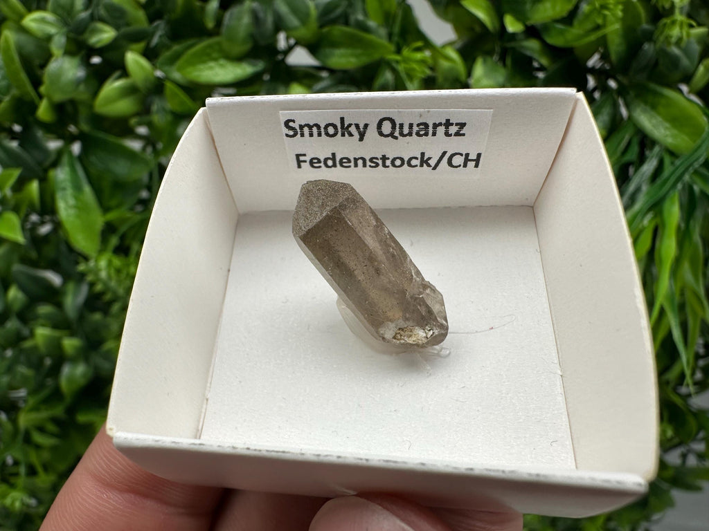 Rare Smoky Quartz Point, Fedenstock Switzerland Mineral Specimen