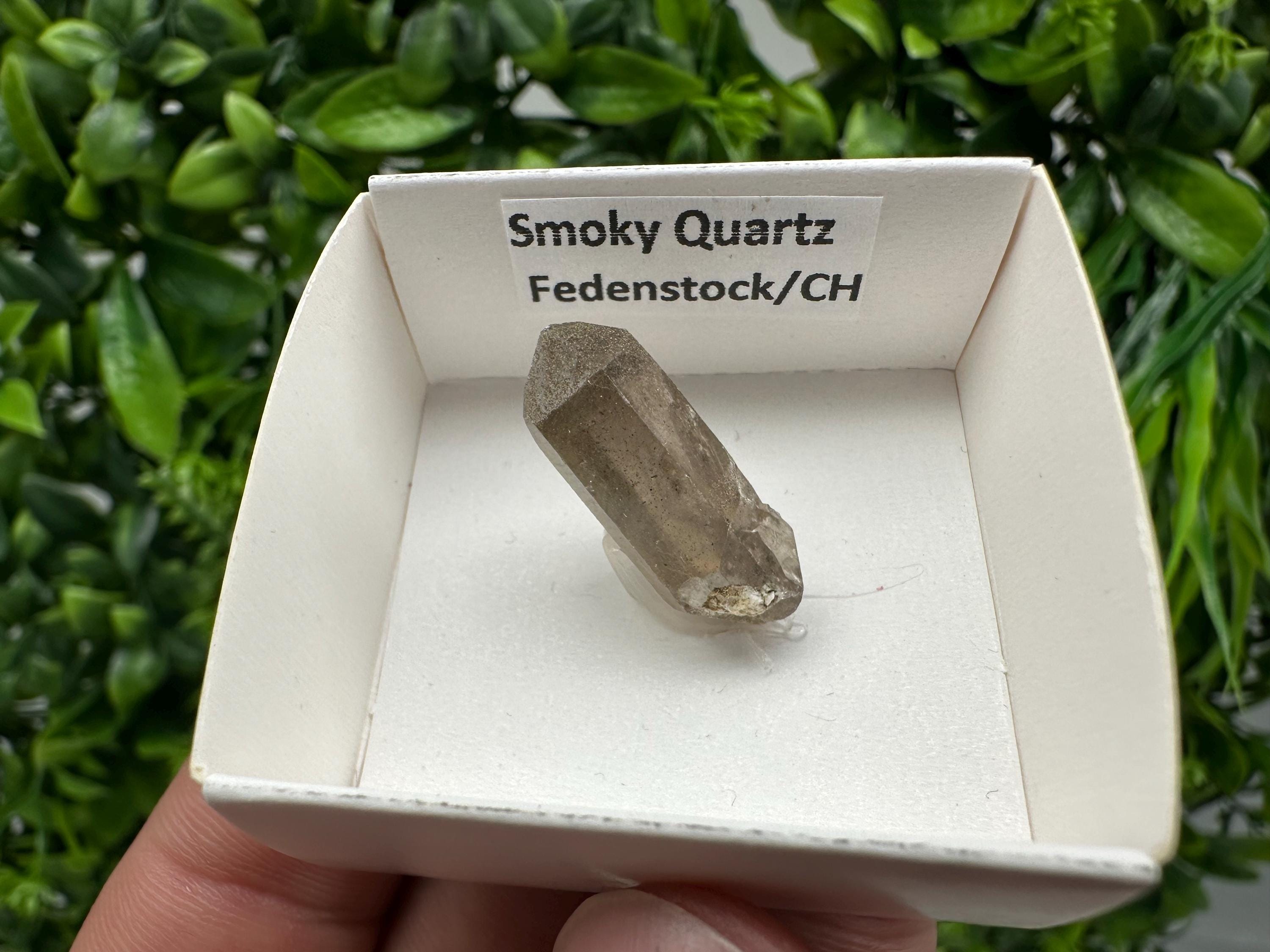 Rare Smoky Quartz Point, Fedenstock Switzerland Mineral Specimen