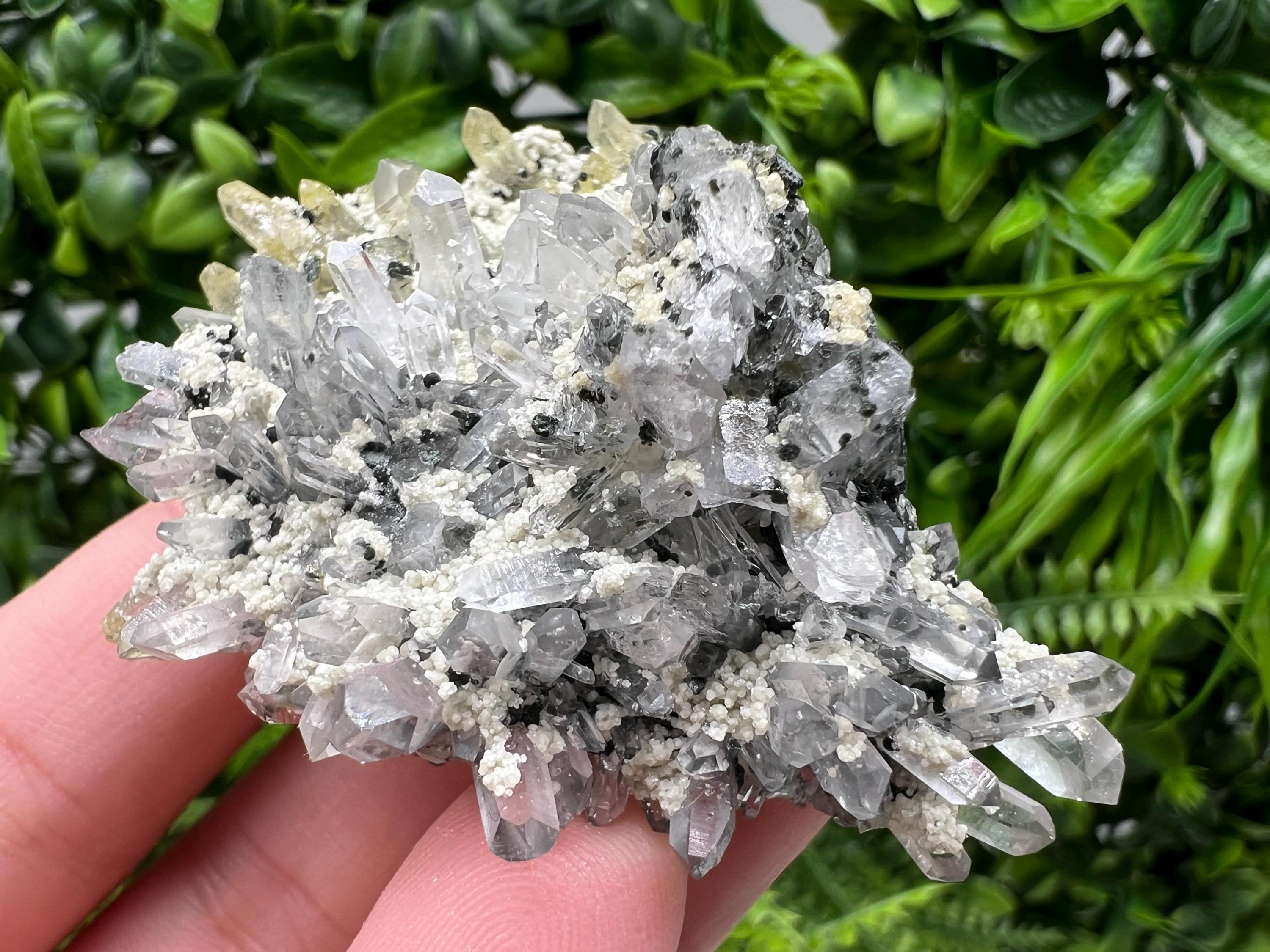 Stunning Quartz whit Chlorite,Epidote included from Borieva mine,Madan,Bulgaria,natural,collection mineral specimen,home decor stone,gift