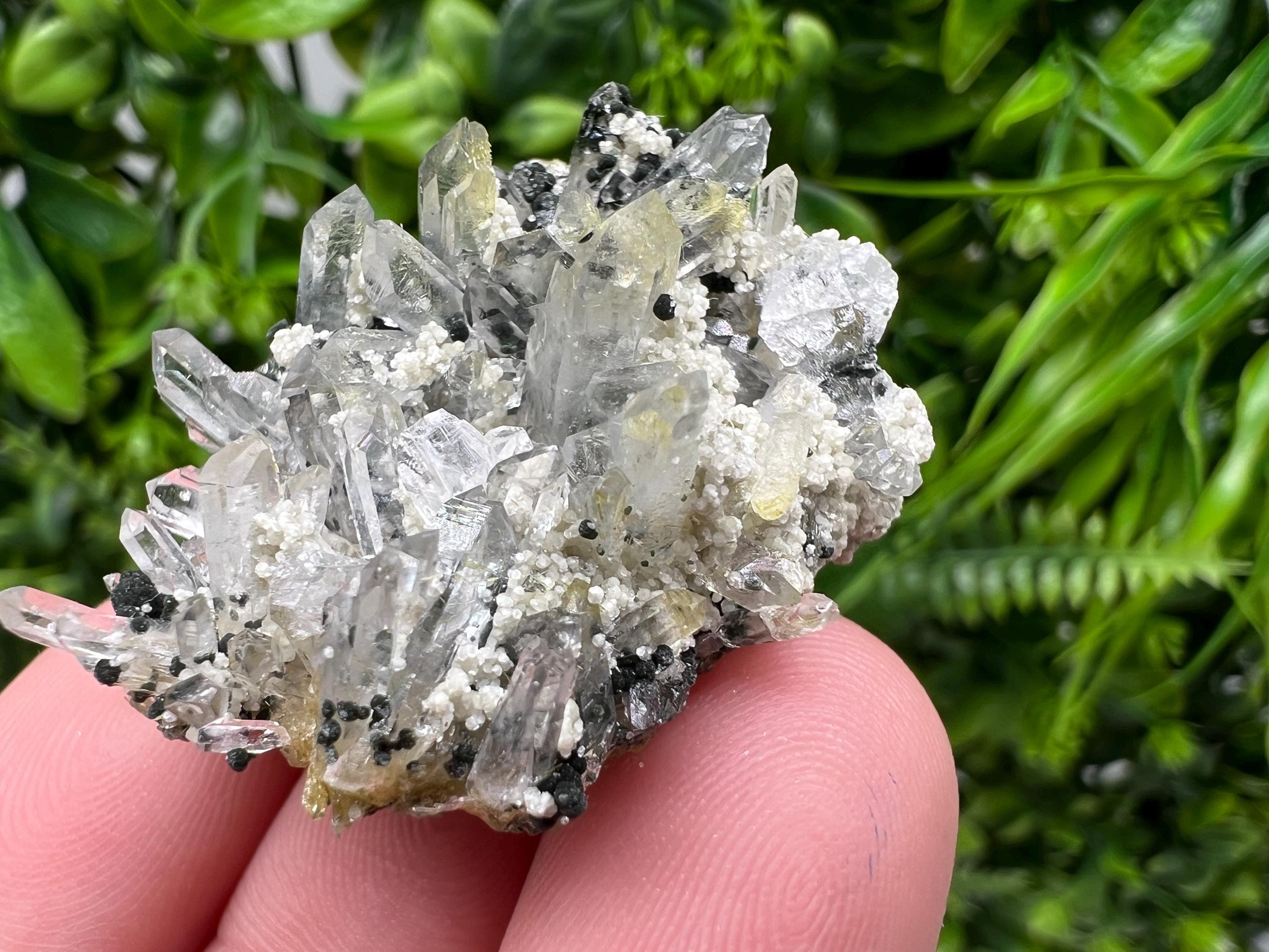 Chlorite Epidote Quartz Mineral Specimen, Bulgaria