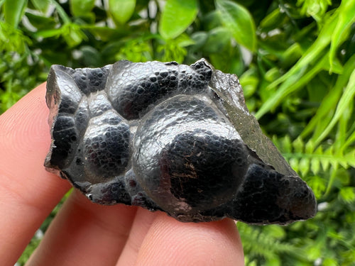 Botryoidal Black Hematite Specimen: Moroccan Crystal, Reiki Chakra Stone