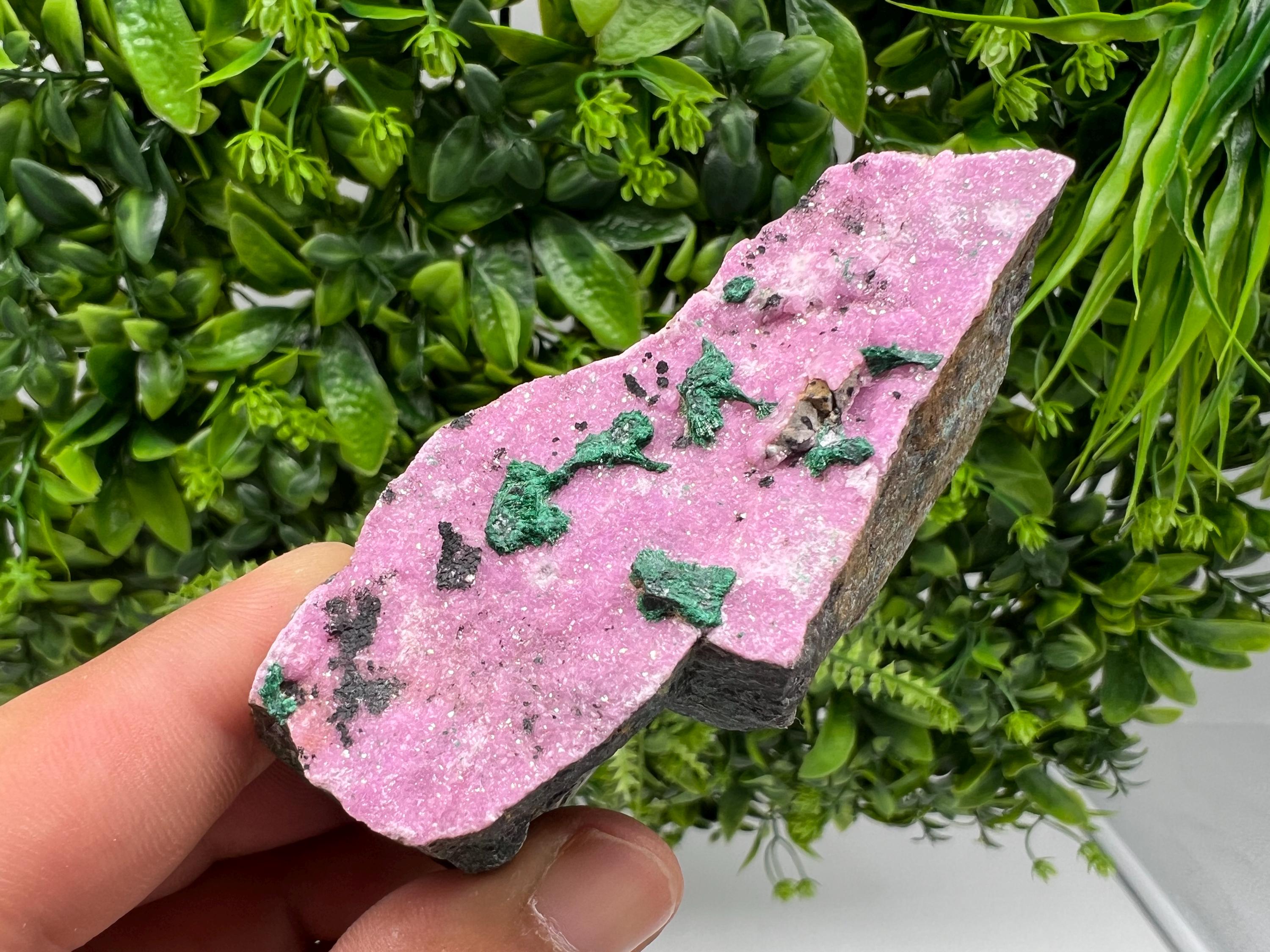 Cobalto Calcite Crystal: Congo Mineral Specimen, Pink Stone