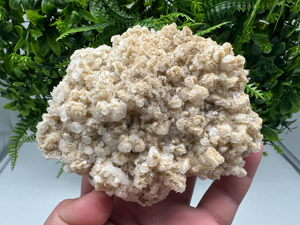 Fluorescent Mangano Calcite Specimen: Rhodopes Bulgaria Mineral Decor
