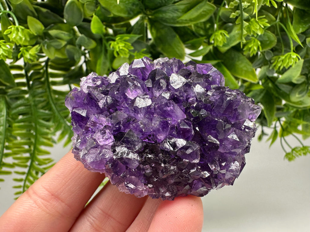 Uruguay Amethyst Crystal: Purple Quartz Home Decor, Energy Stone