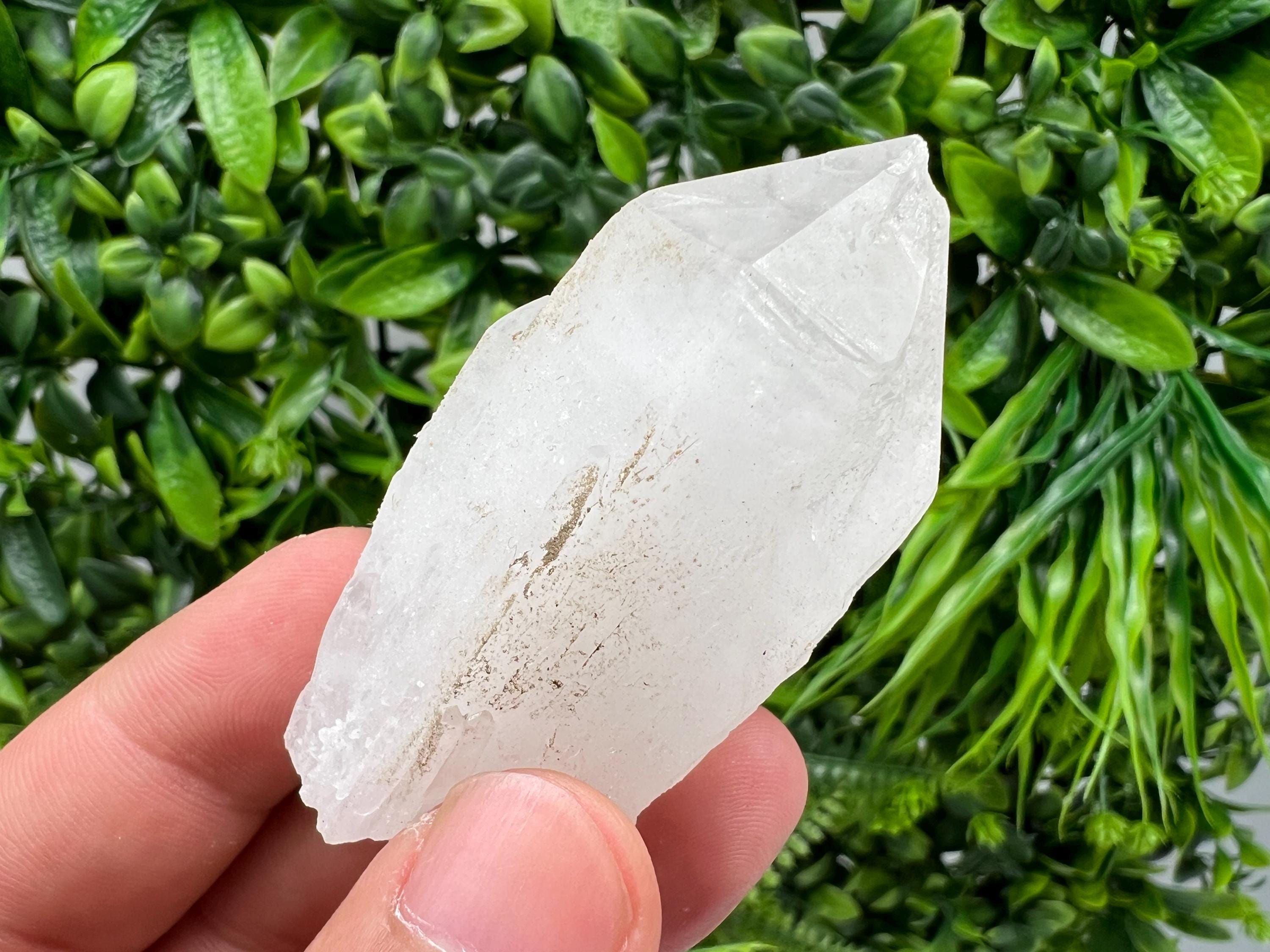 Transparent Quartz Crystal, Bulgaria Mineral Specimen, Home Decor Stone