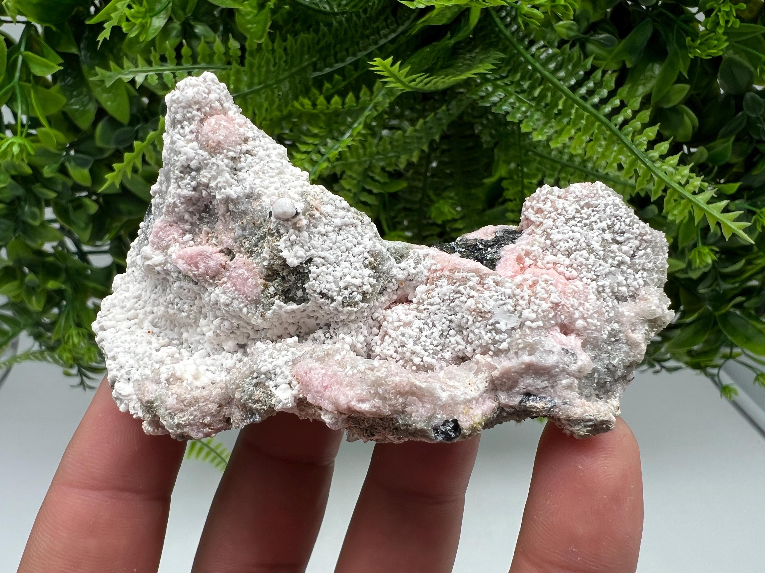 RARE Rhodochrosite with Calcite, Starnica Mine, Bulgaria