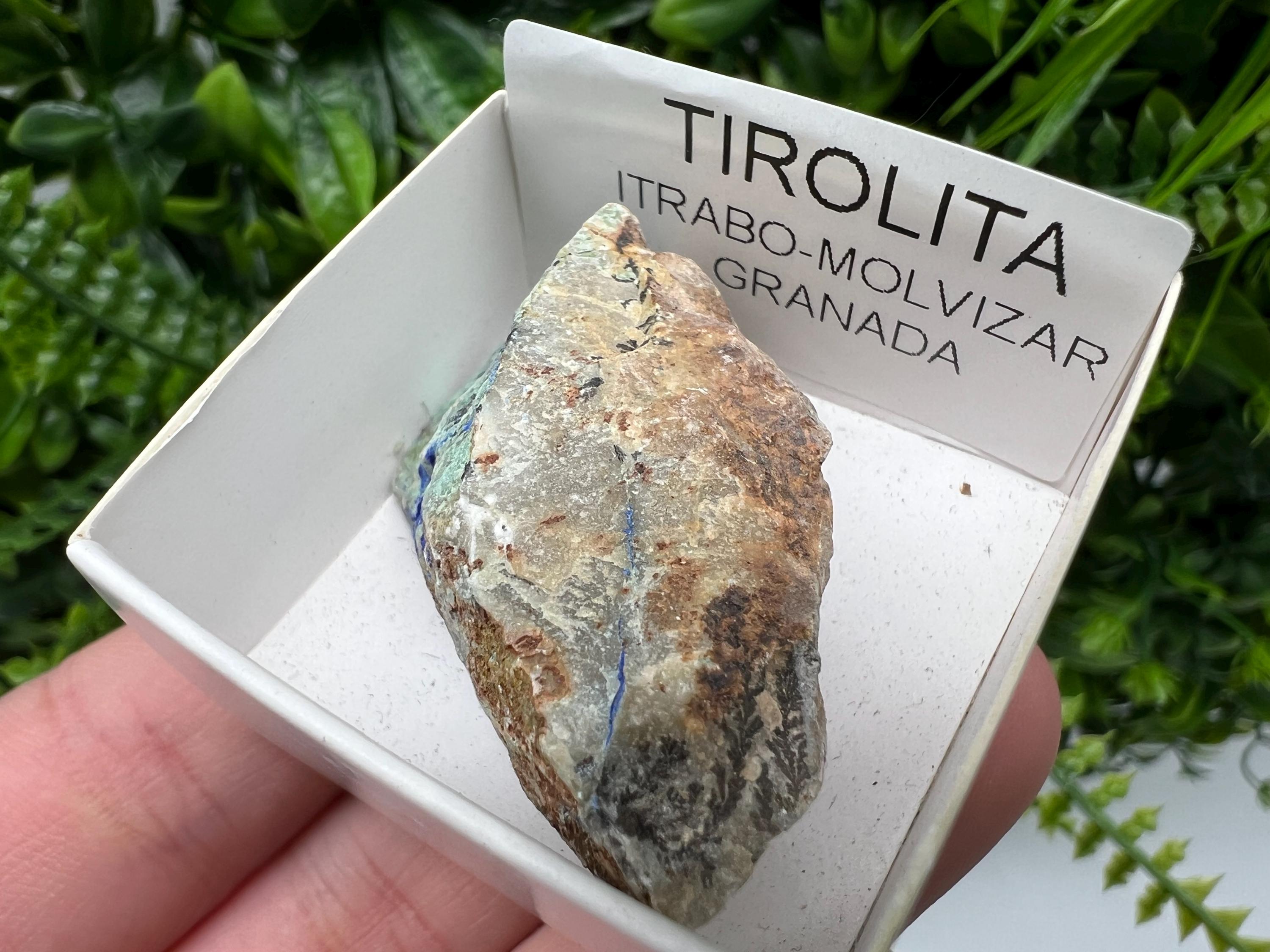 Rare Raw Tirolite Specimen: Granada Spain Mineral Collection