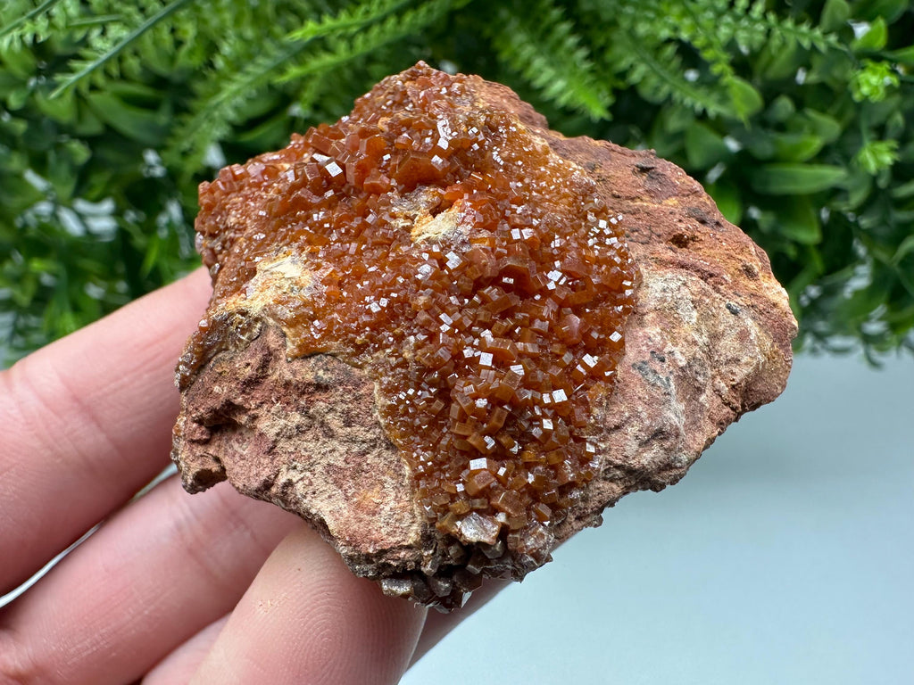 Red Vanadinite on Matrix from Marocco,crystal minerals Speciment cluster Vanadinite crystal Vanadinite Geology Vanadinite cluster minerals