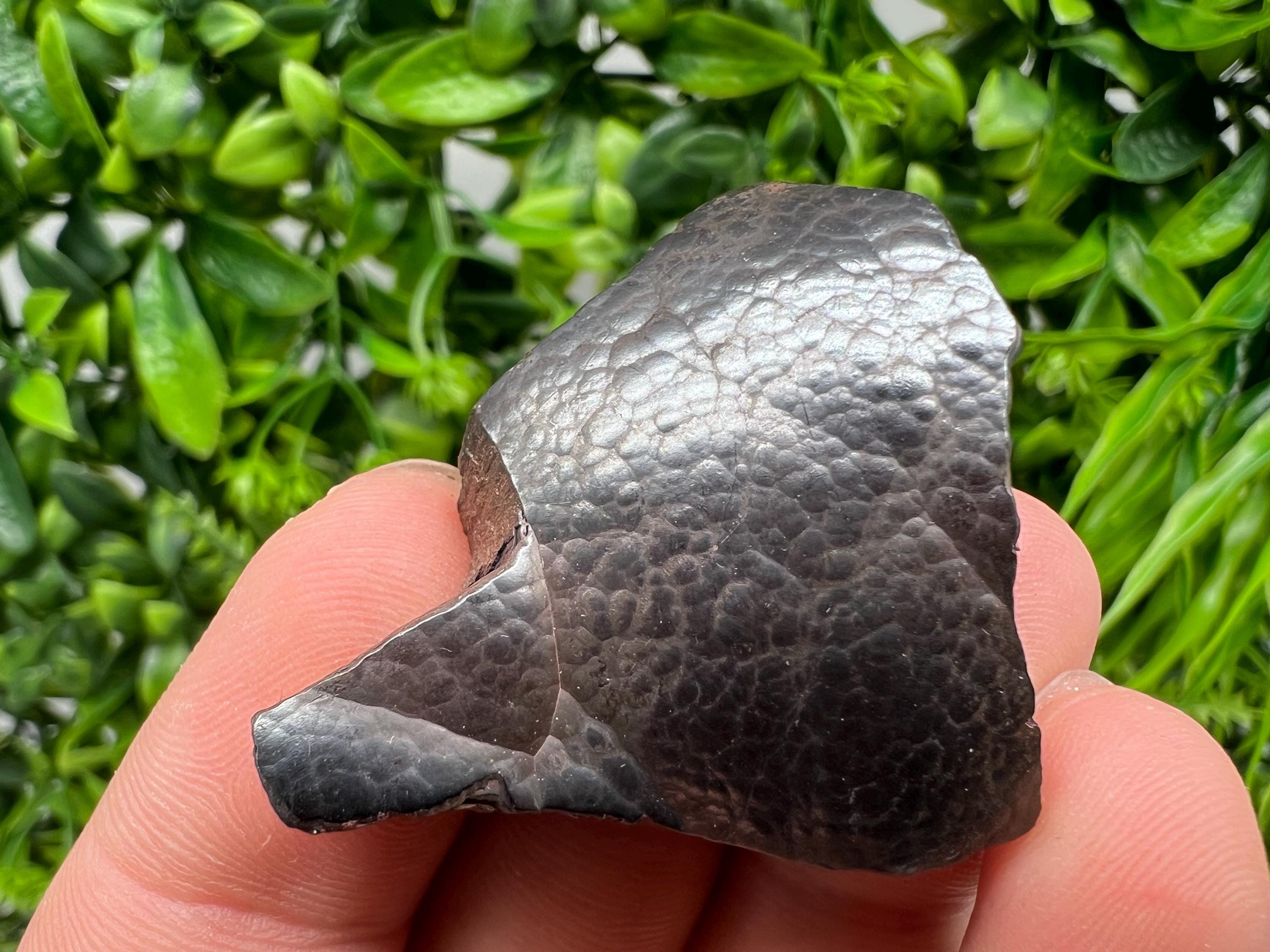 Moroccan Black Botryoidal Hematite Specimen: Chakra Reiki Crystal