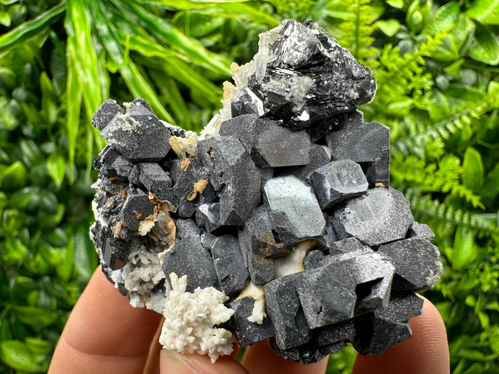Galena Sphalerite Calcite Cluster: Natural Mineral Home Decor