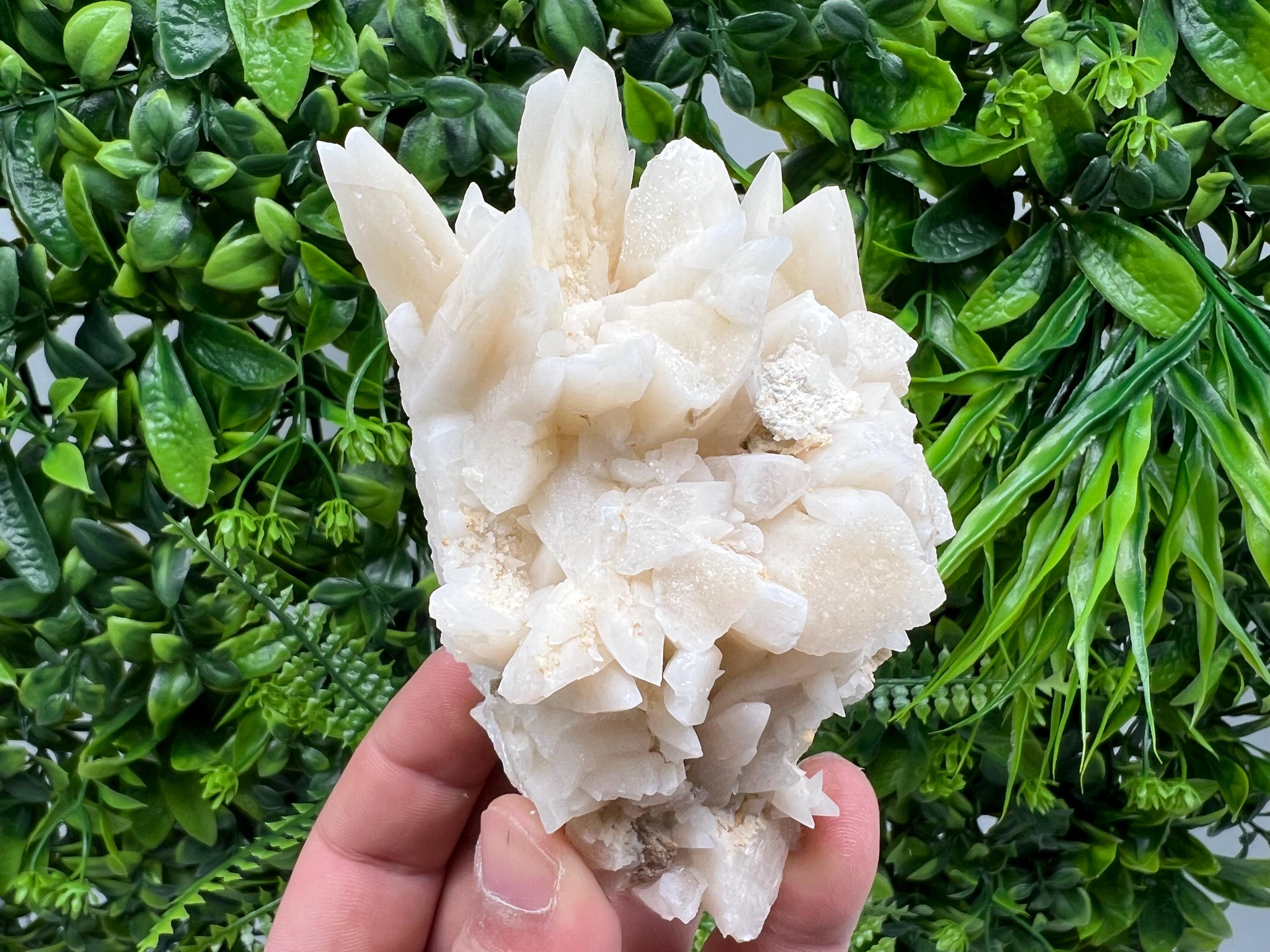 Calcite on Aragonite: Djurcovo Mine, Bulgaria Crystal