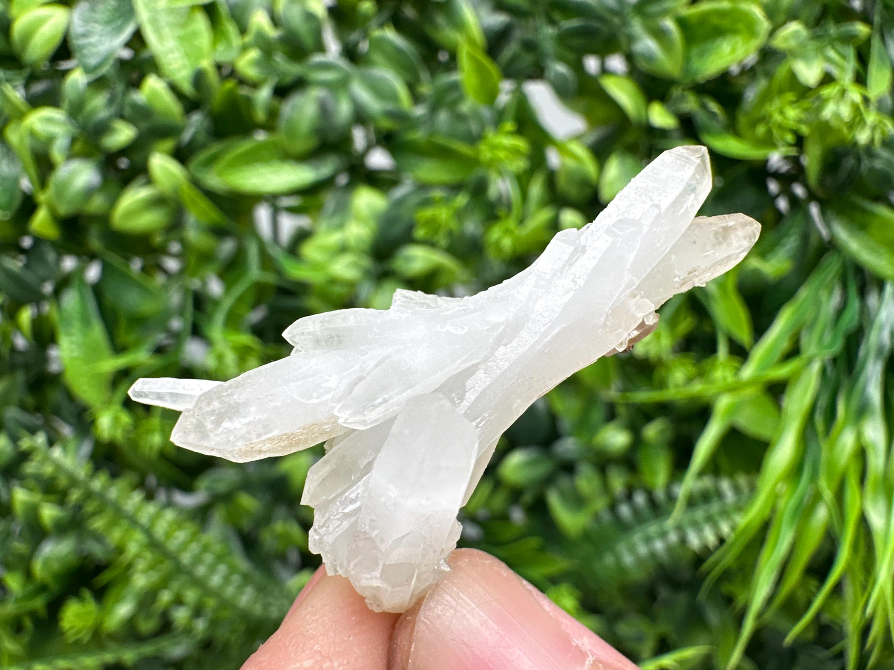 Quartz Limonite Crystal Specimen, Iron Oxide Mineral Decor