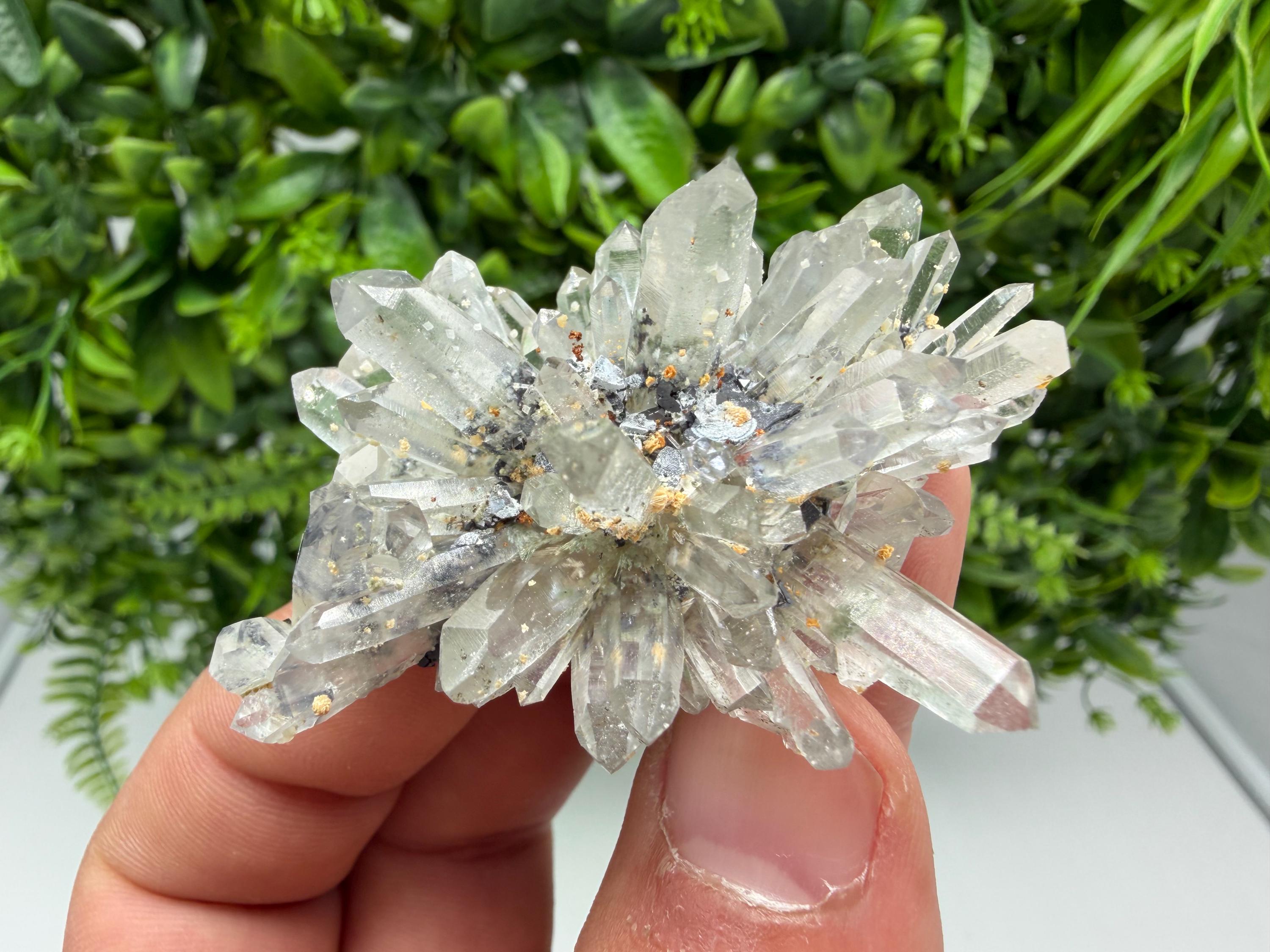 Stunning Transparent Quartz,from Borieva mine,natural collection mineral specimen rare crystal,home decor crystal,quartz cluster,Quartz,gift