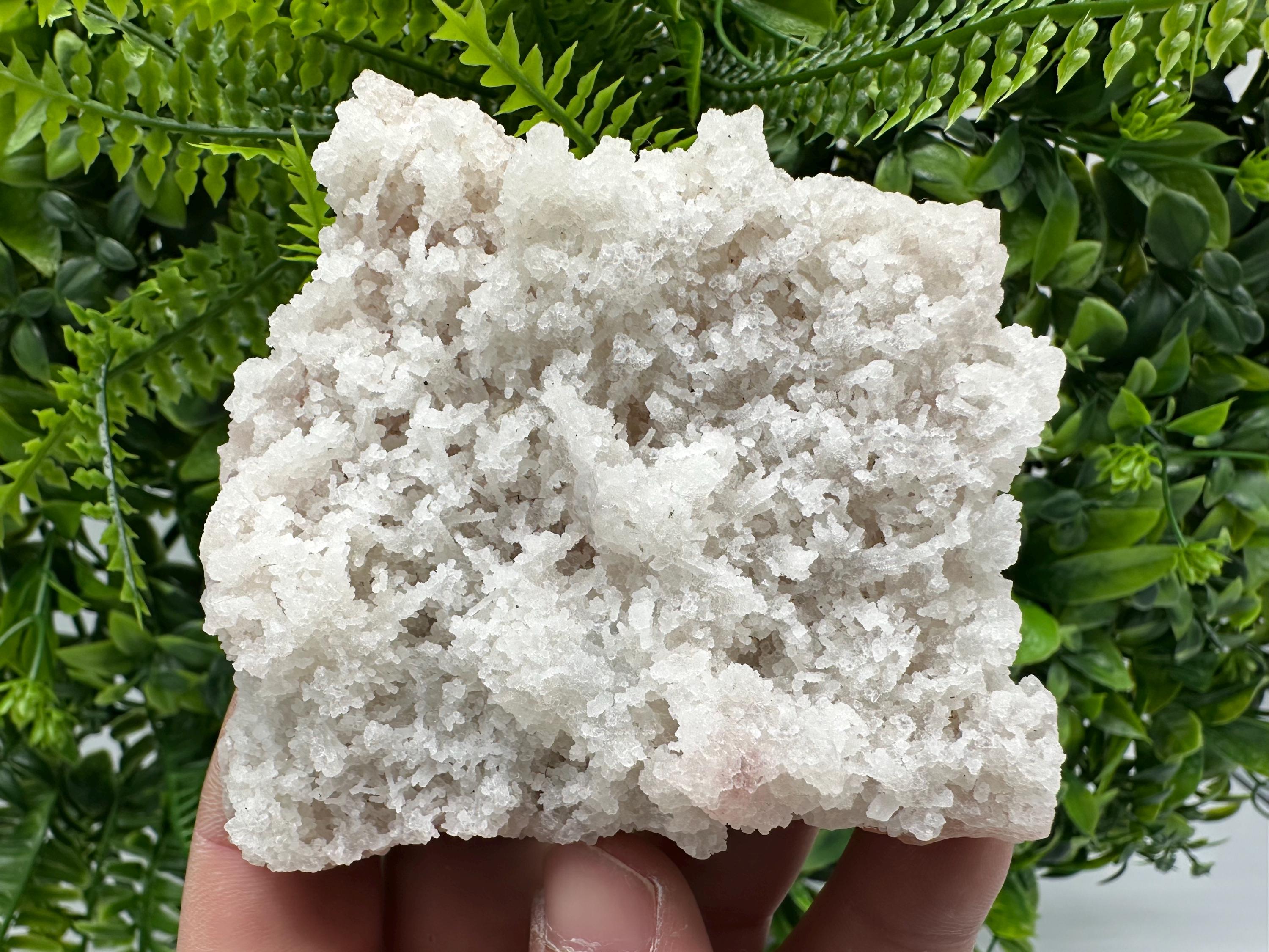 Natural Chalcedony Specimen: India Crystal Mineral, Home Decor
