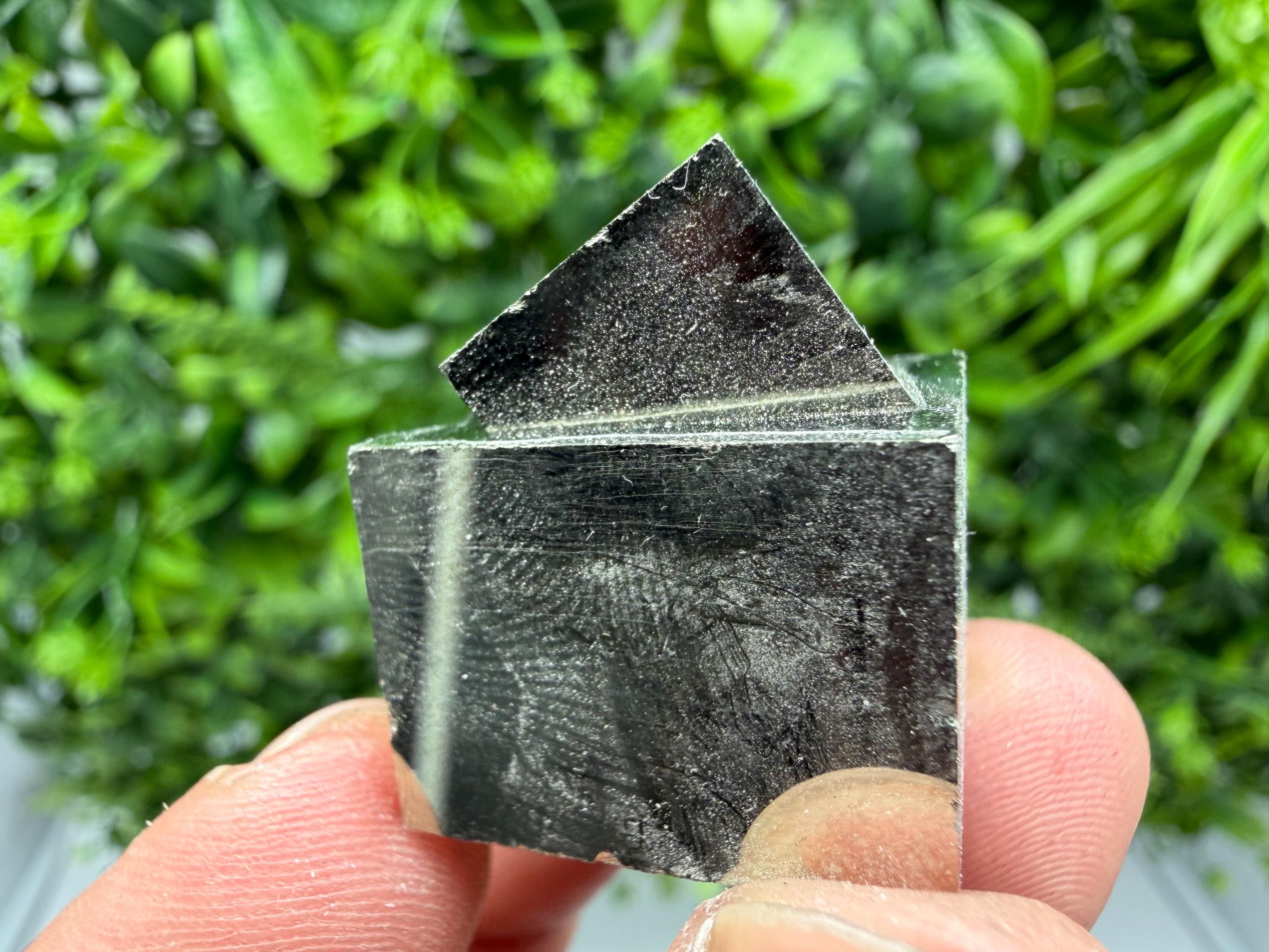 Interjoined Pyrite Cube, Shiny Home Decor Stone, La Rioja Spain