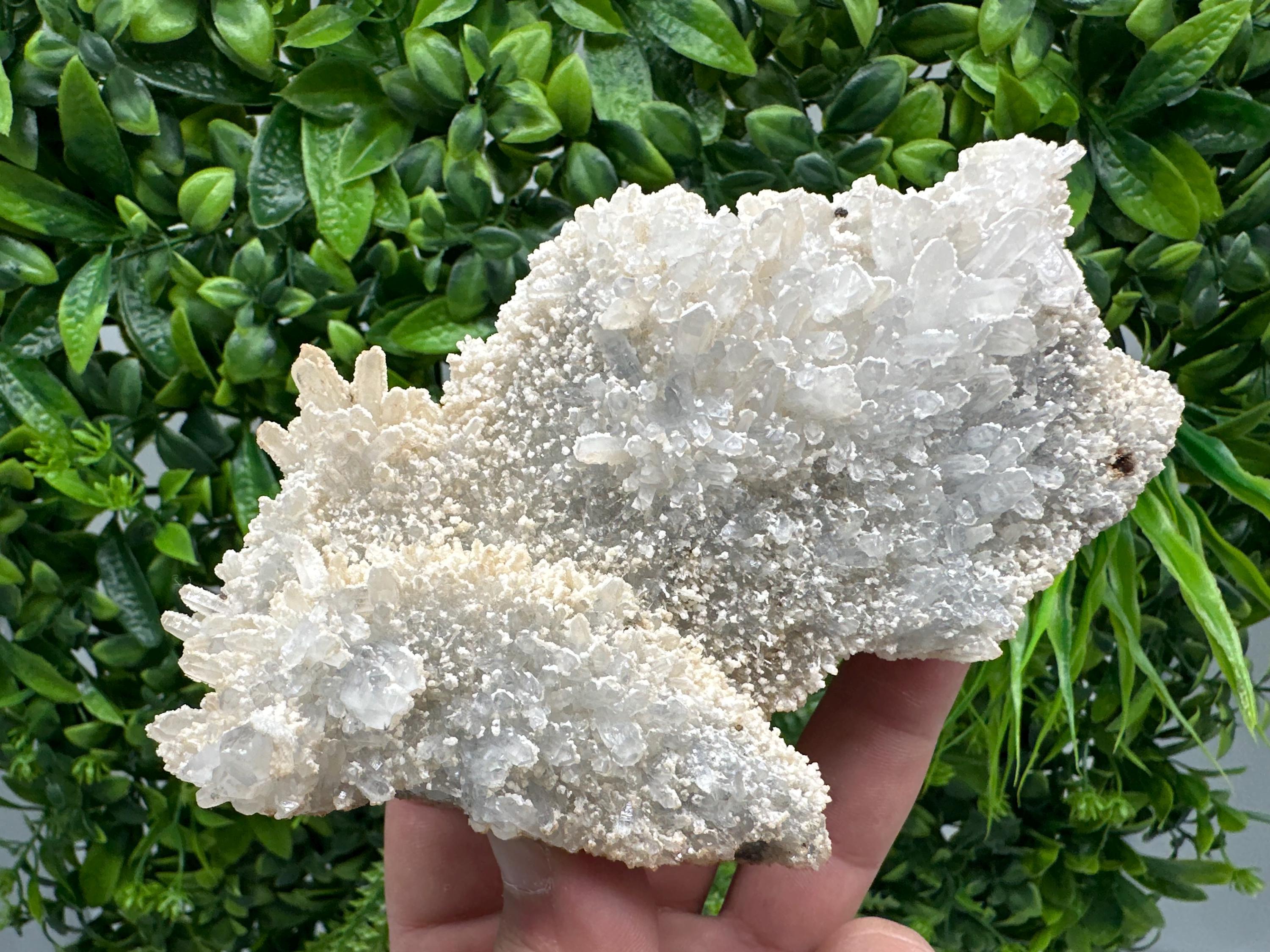 Quartz Calcite Chalcopyrite Mineral Specimen: Krushev Dol, Bulgaria