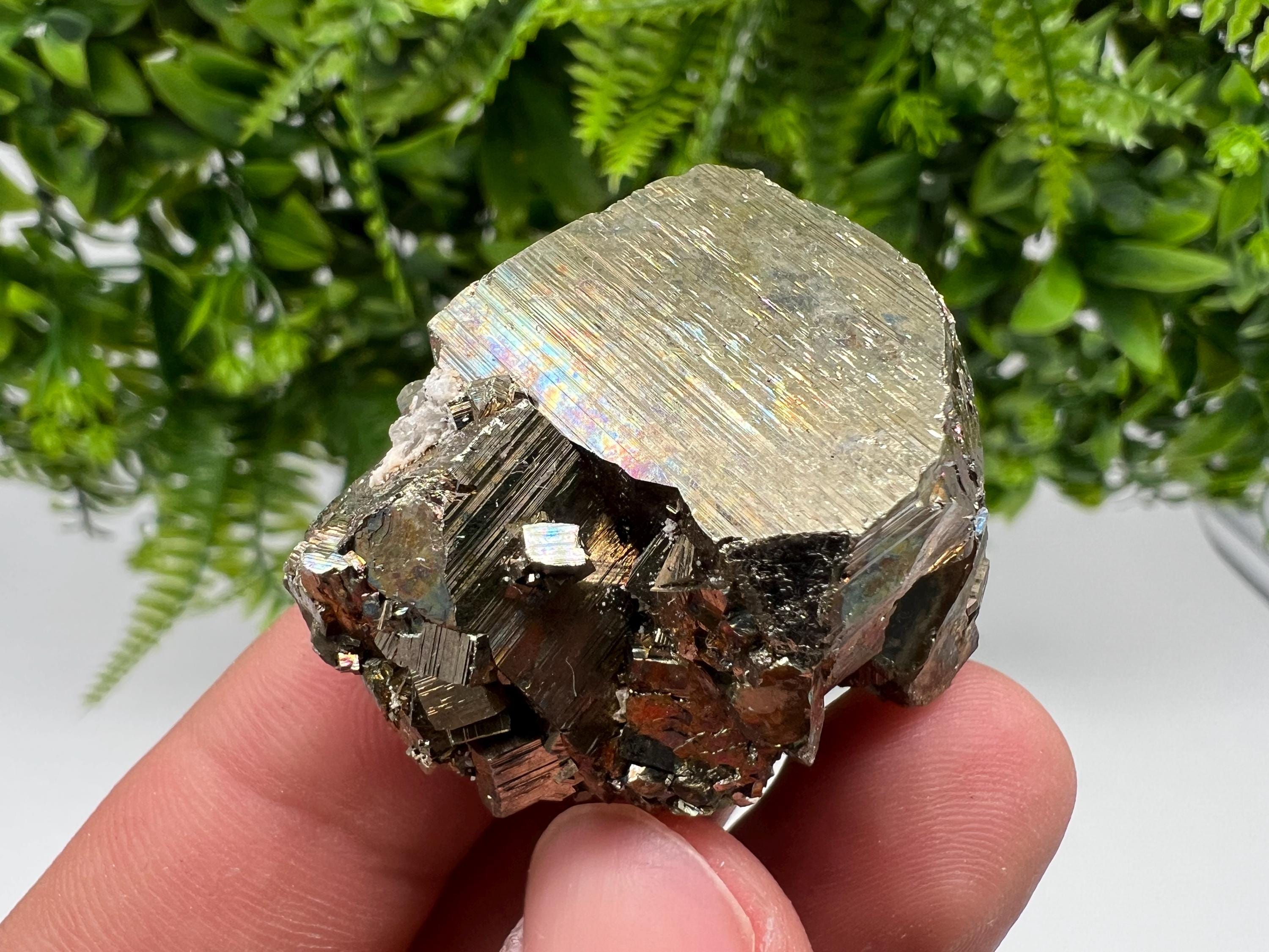 Red Pyrite Hematite Cluster, Borieva Mine Bulgaria, Home Decor Stone