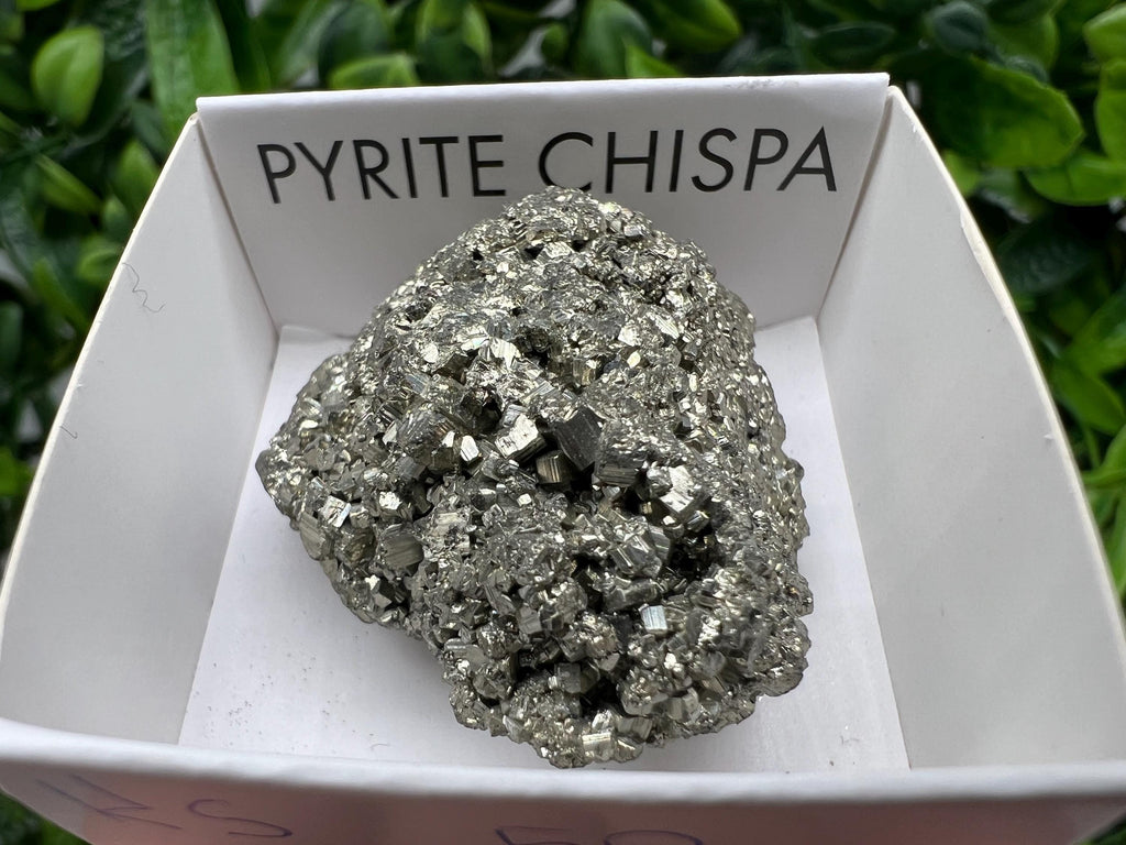Peruvian Pyrite Cube: Natural Gold Mineral Specimen, Home Decor (3/3.3cm