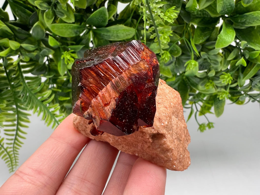 Orange-Brown Arcanite Mineral Specimen, Santa Ana Tin Mine