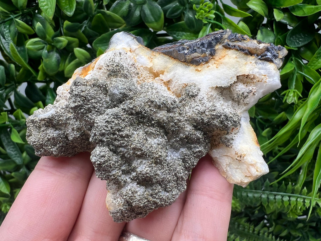 Barite,Marcasite on Chalcedony,from Androvo mine,Bulgaria,natural minerals souvenir,collection crystal,rare Barite cluster,gift,home