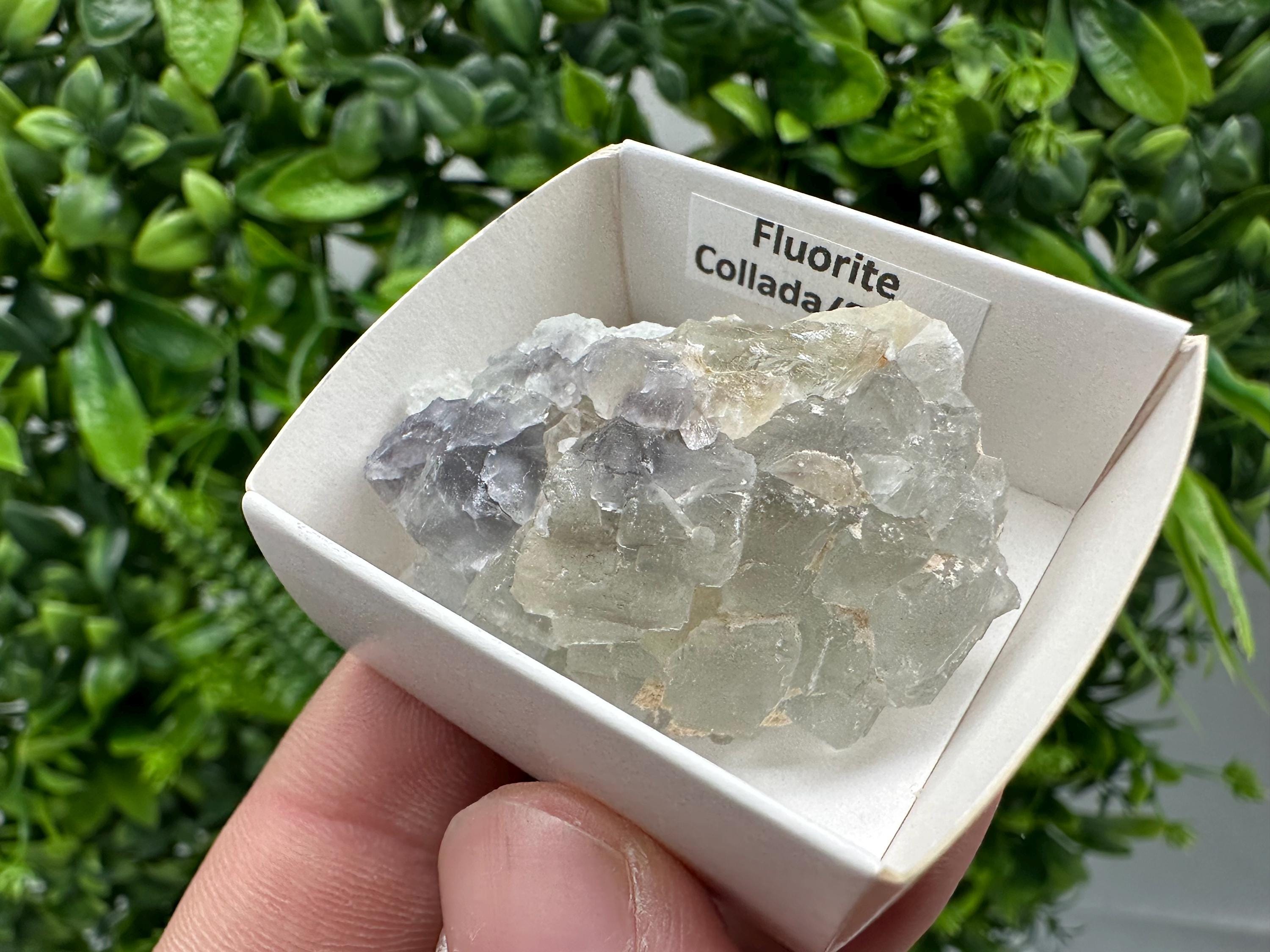 Green Raw Fluorite Cluster: Vintage Meditation Stone (4.5/3.5)