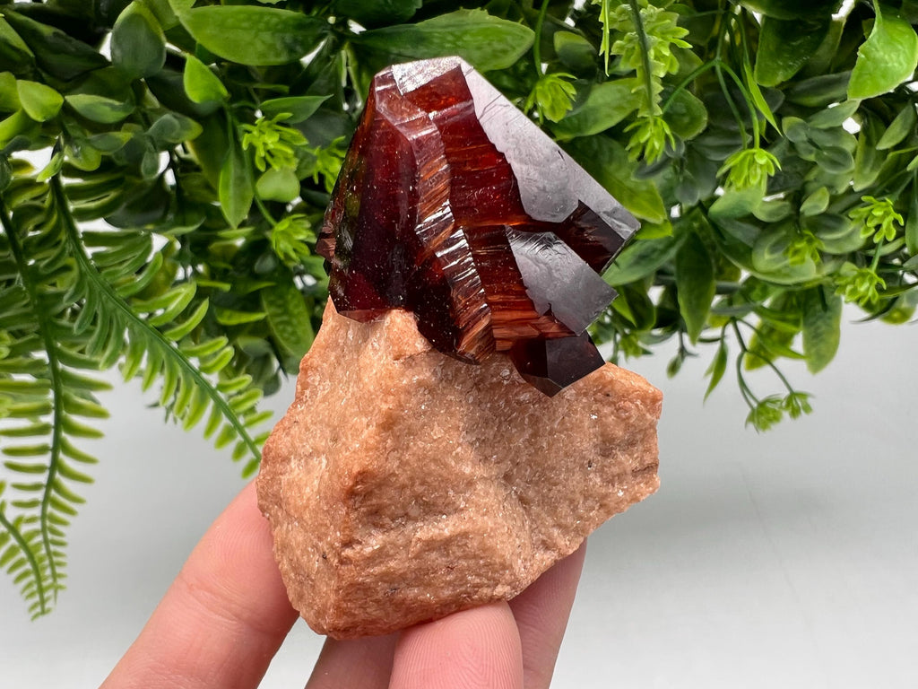 Orange-Brown Arcanite Mineral Specimen, Santa Ana Tin Mine