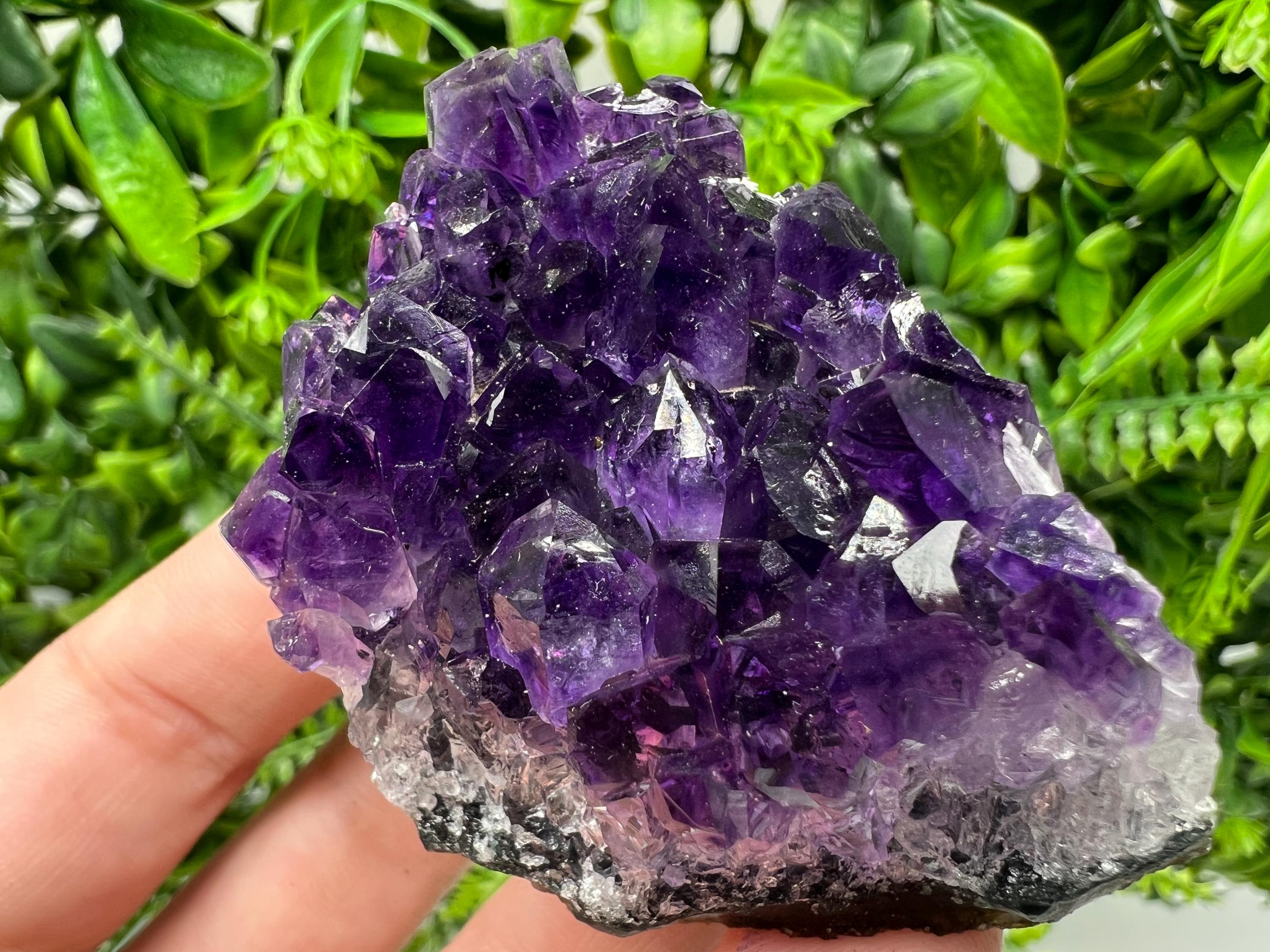 Purple Amethyst Crystal from Uruguay: Natural Energy Stone