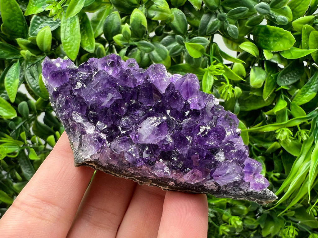 Uruguay Amethyst Crystal: Purple Quartz Home Decor, Energy Stone