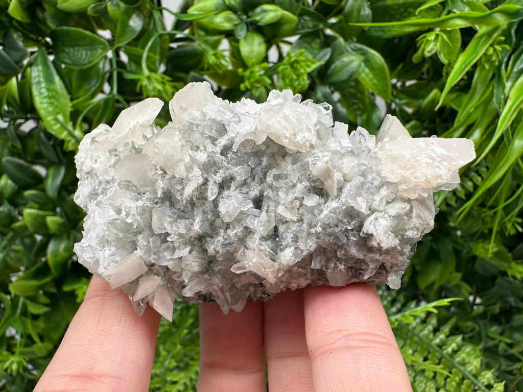 Calcite Quartz on Chlorite Matrix, Bulgaria Mineral Specimen