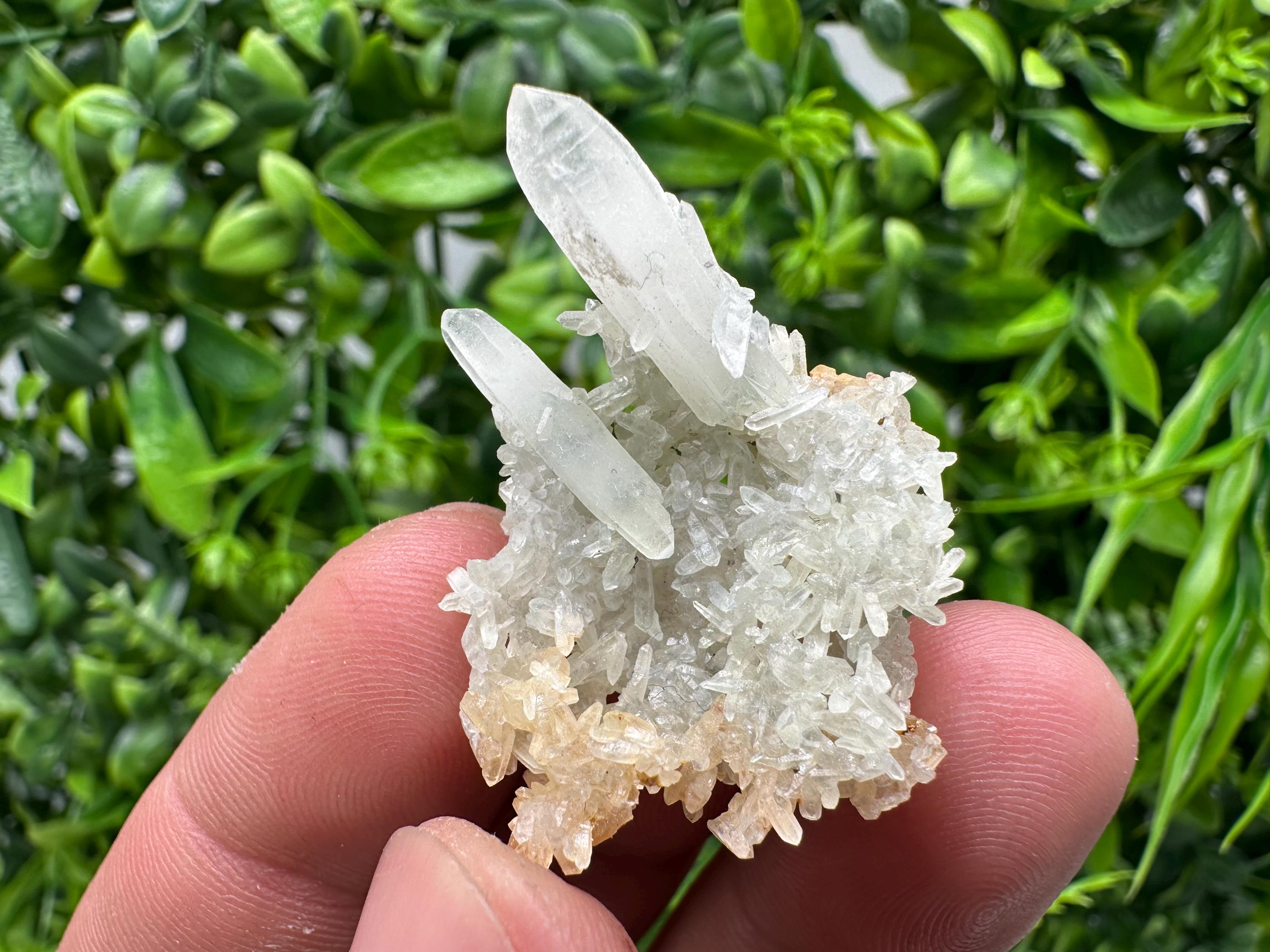 Quartz with Limonite, Natural Mineral Specimen