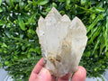Limonite Quartz Crystal Cluster: Iron Oxide Mineral Specimen