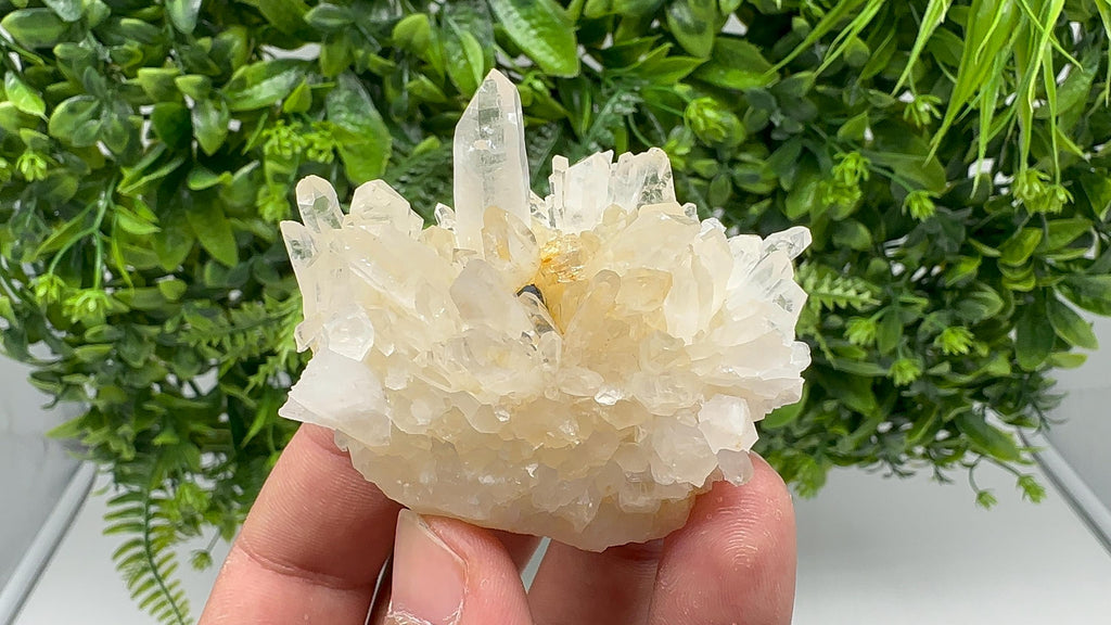 Quartz Limonite Mineral Specimen, Iron Oxide Stone Decor