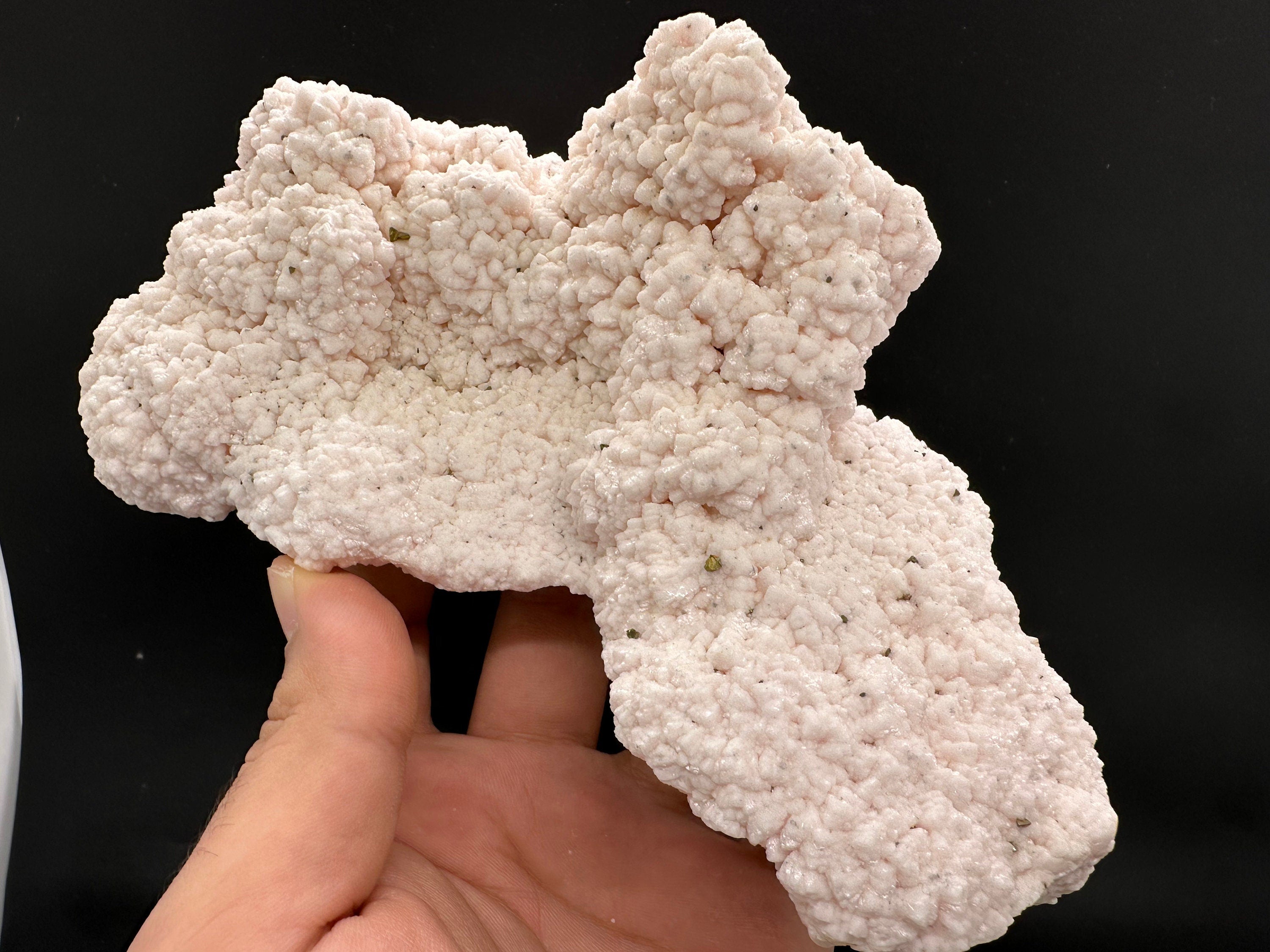 Rare Mangano Calcite with Chalcopyrite: Kryshev Dol Mine, Bulgaria