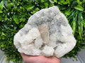 Apophyllite Stilbite on Chalcedony, Natural Mineral Specimen, India
